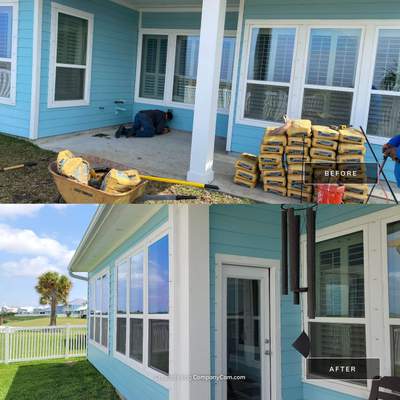 🏡 Mr. Peter’s Patio Enclosure Transformation