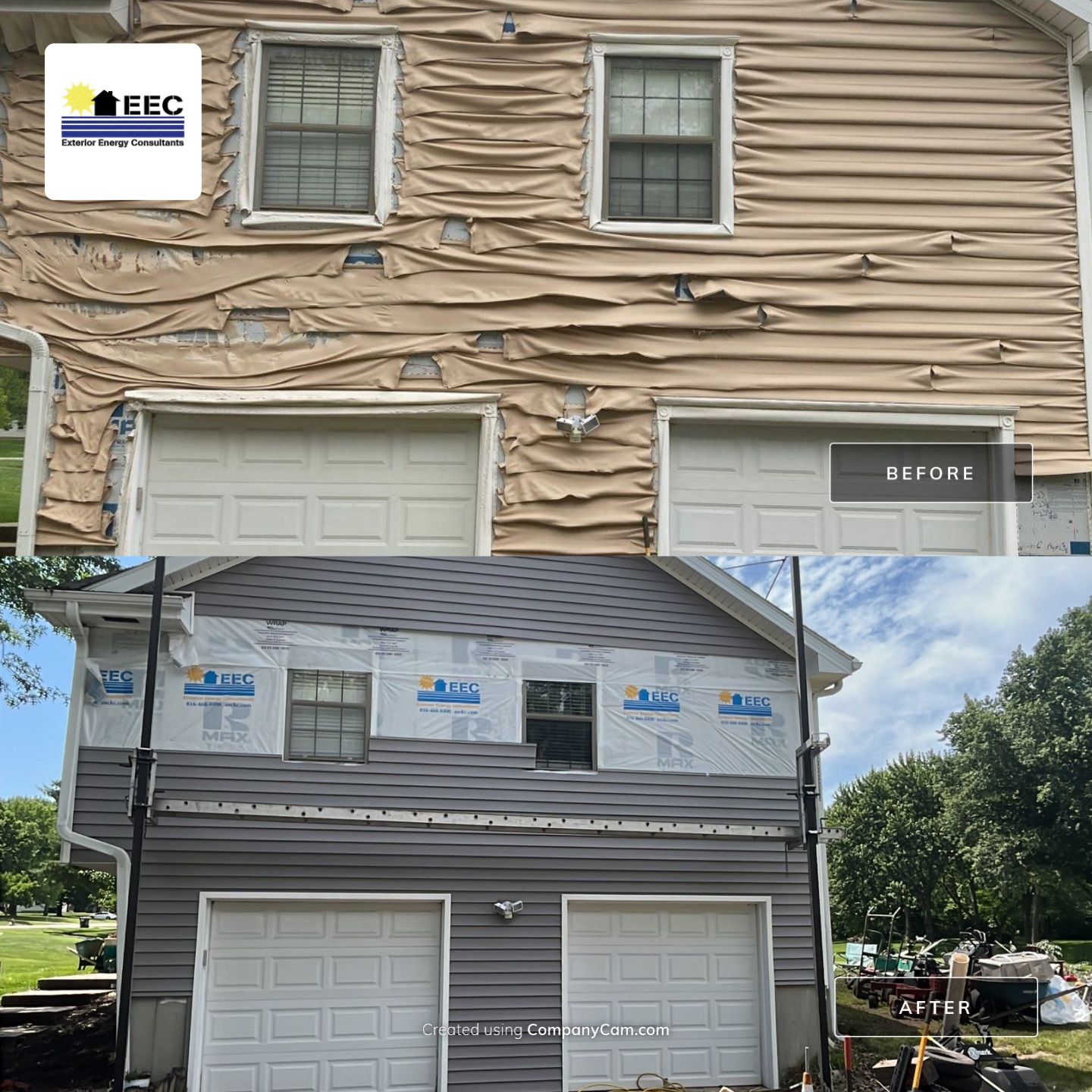 Siding and Window Install  by EEC  Windows, Siding & Roofing 