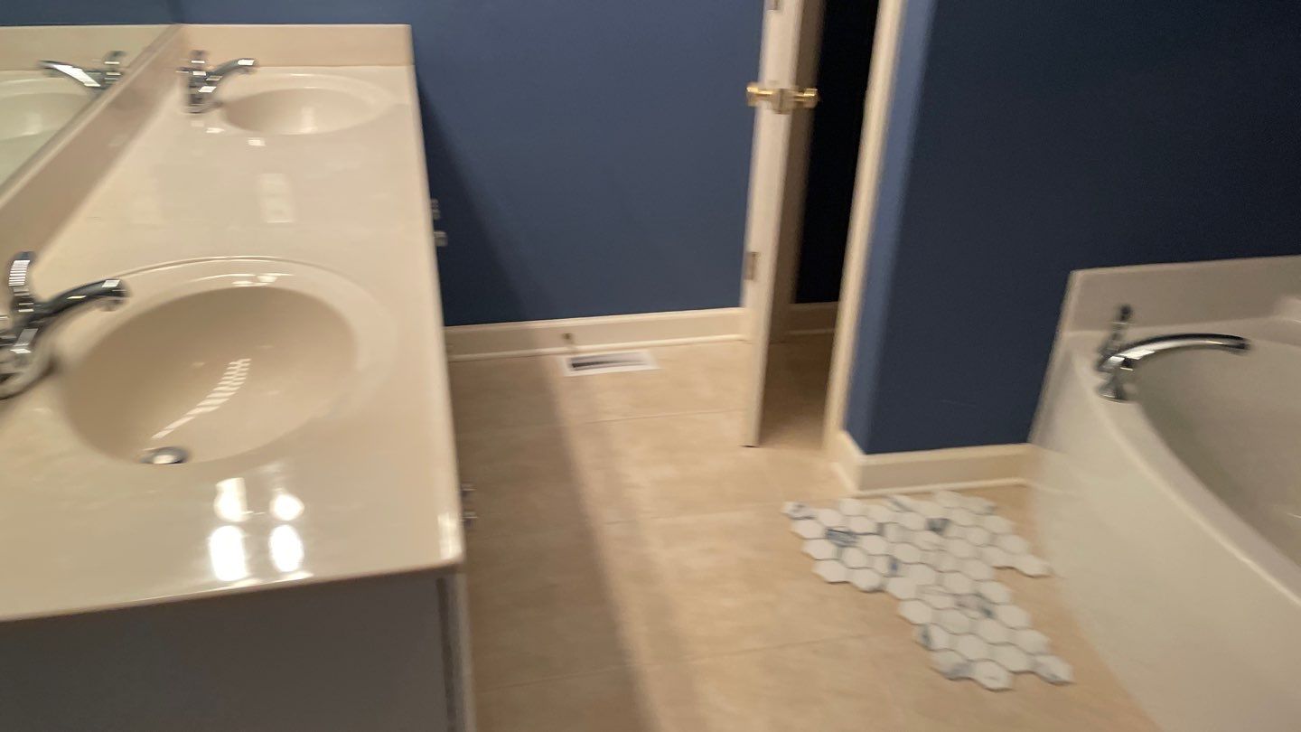 Bathroom Remodel using Tile by Footprints Floors of Coastal Carolina