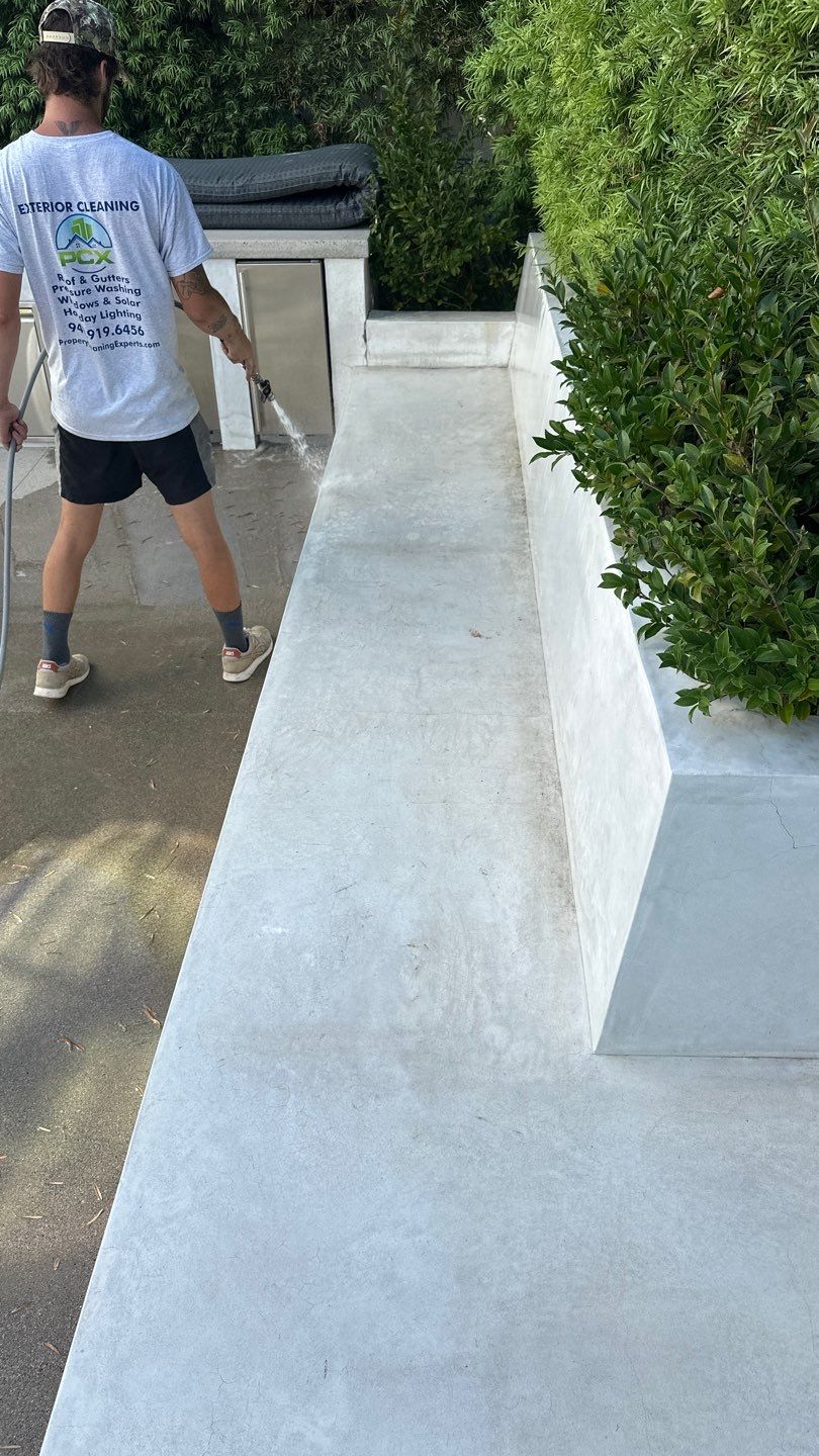 House wash in Newport Beach, Ca by Property Cleaning Experts, LLC