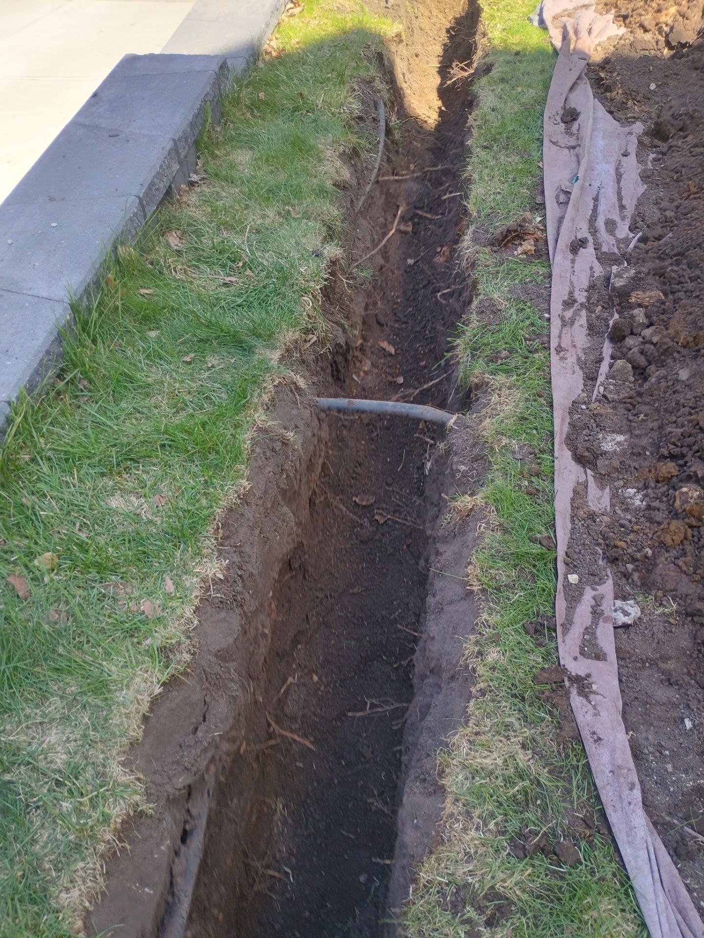 Foundation Drainage Board & French Drain in Southwest Minneapolis by Waterproofing Northeast