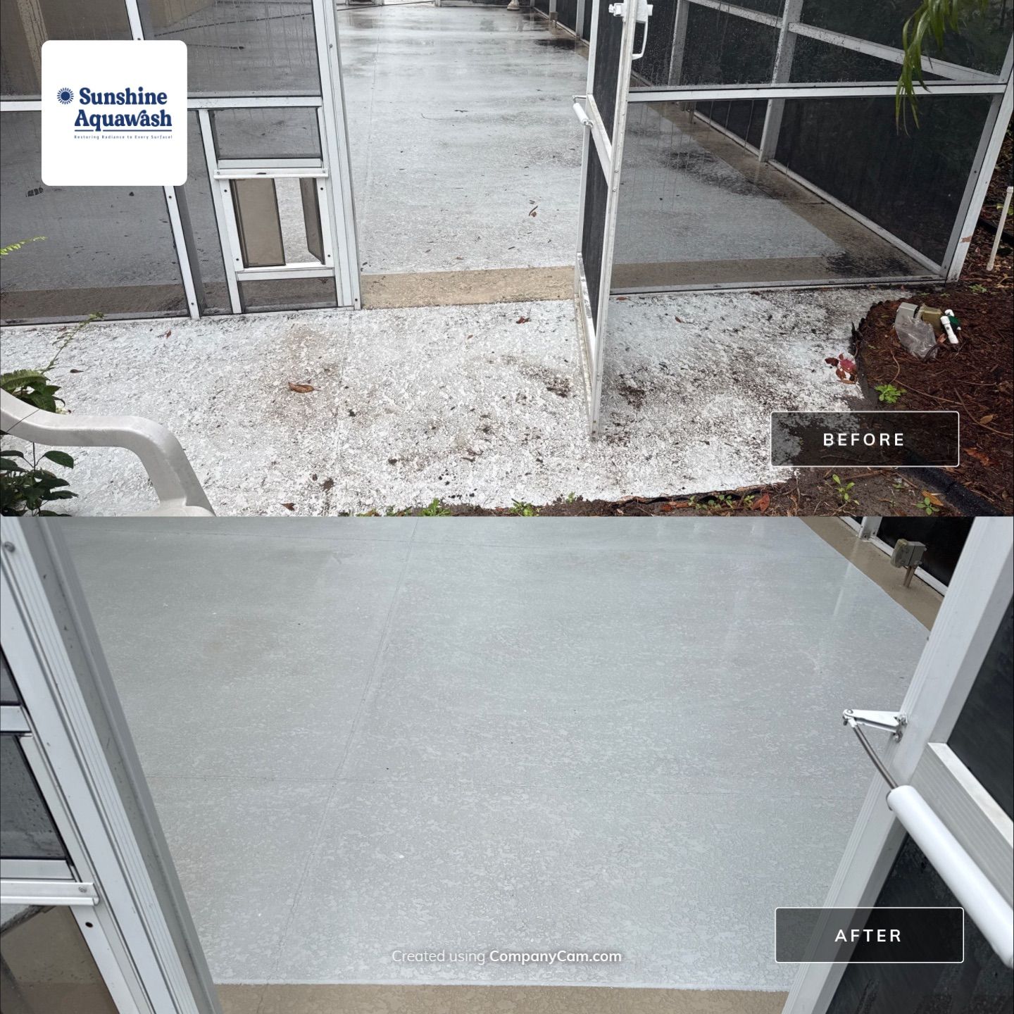 Lanai & Screen Enclosure Cleaning, Paver and Fence Cleaning by Sunshine AquaWash