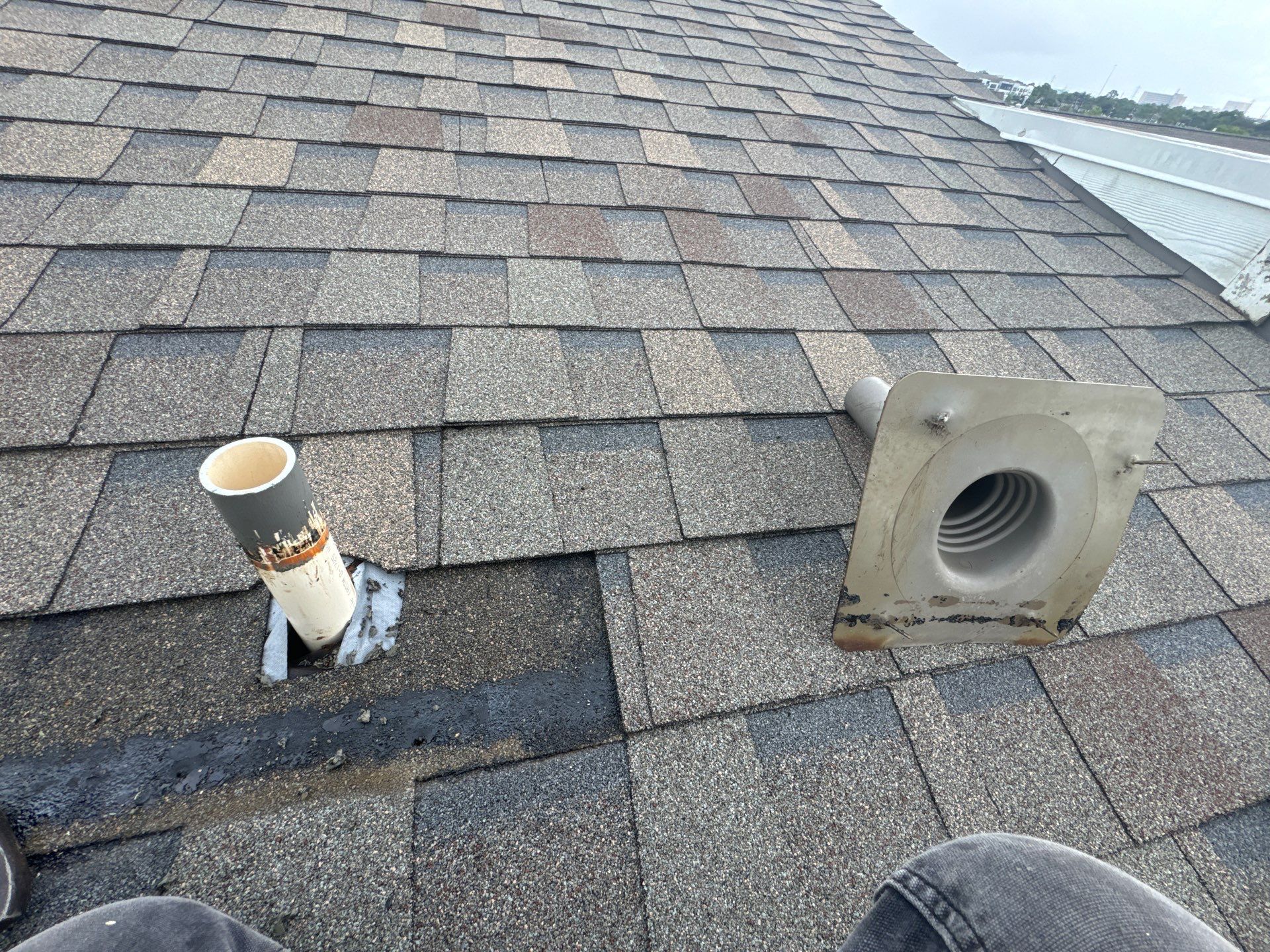 Project in Houston, TX by Associates Roofing Unlimited