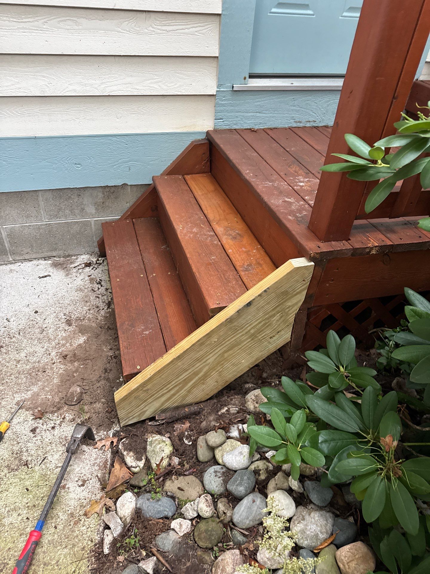 Interior Renovation and Multi-Level Deck Staining in Norton Shores by Gordon Painting