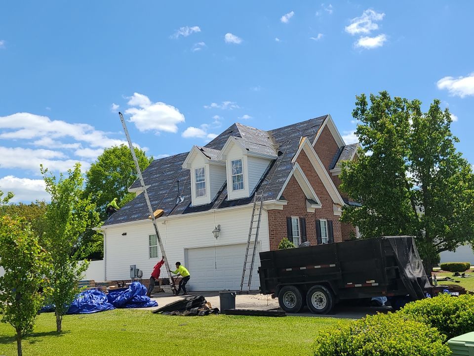Residential Roofing Installation using High Grade Asphalt Shingles by Carolina Trophy Roofs