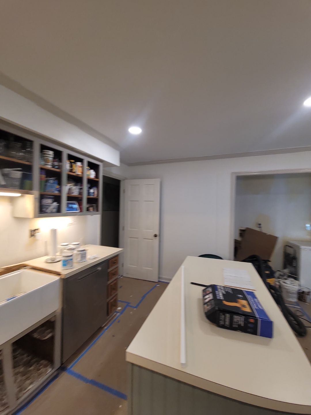 A Pathway to Personality – A Two-Tone Kitchen Transformation in Apex by Elite Remodeling and Design LLC