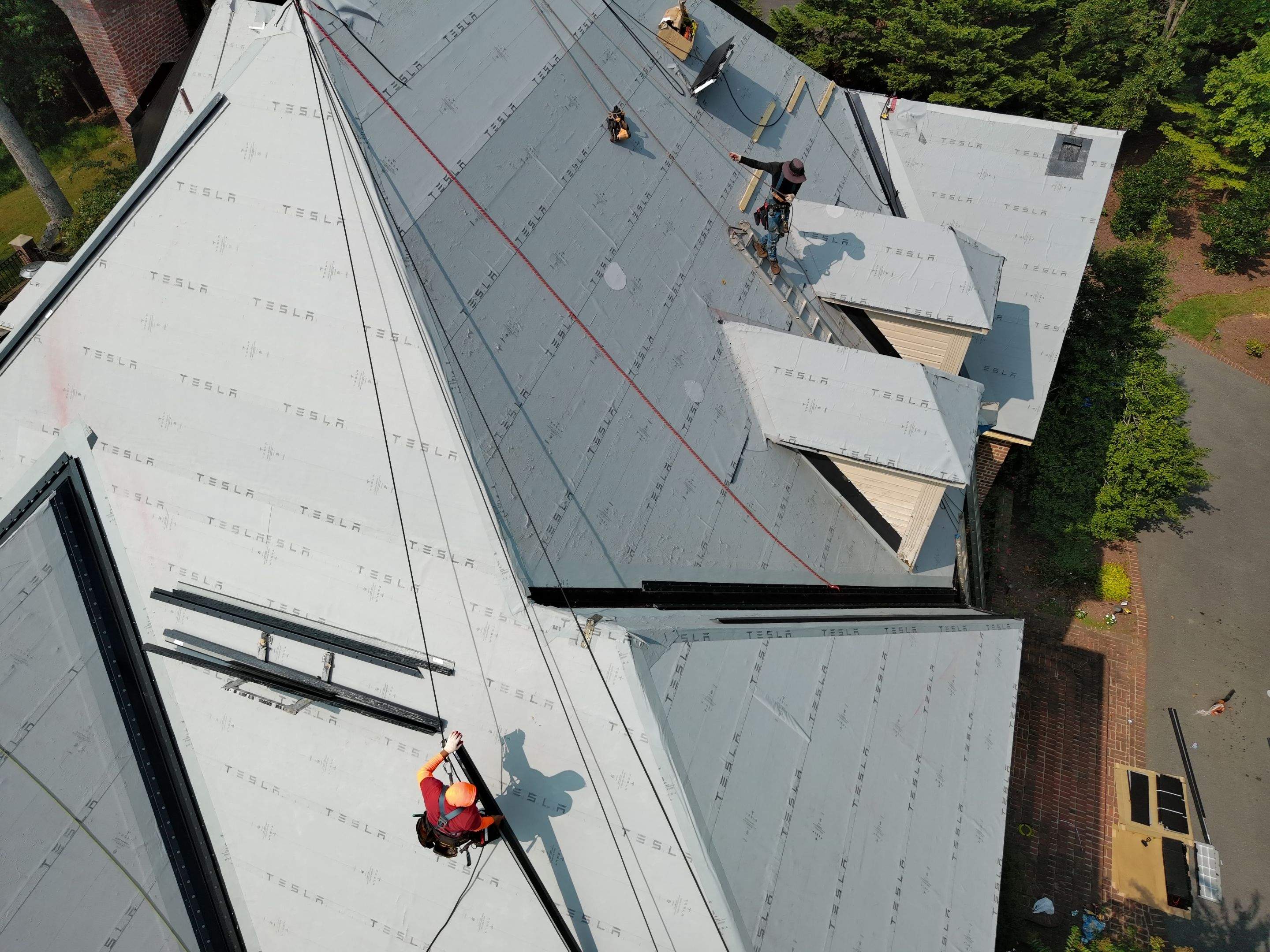 Extravagant Tesla Solar Roof in Maryland by American Home Contractors