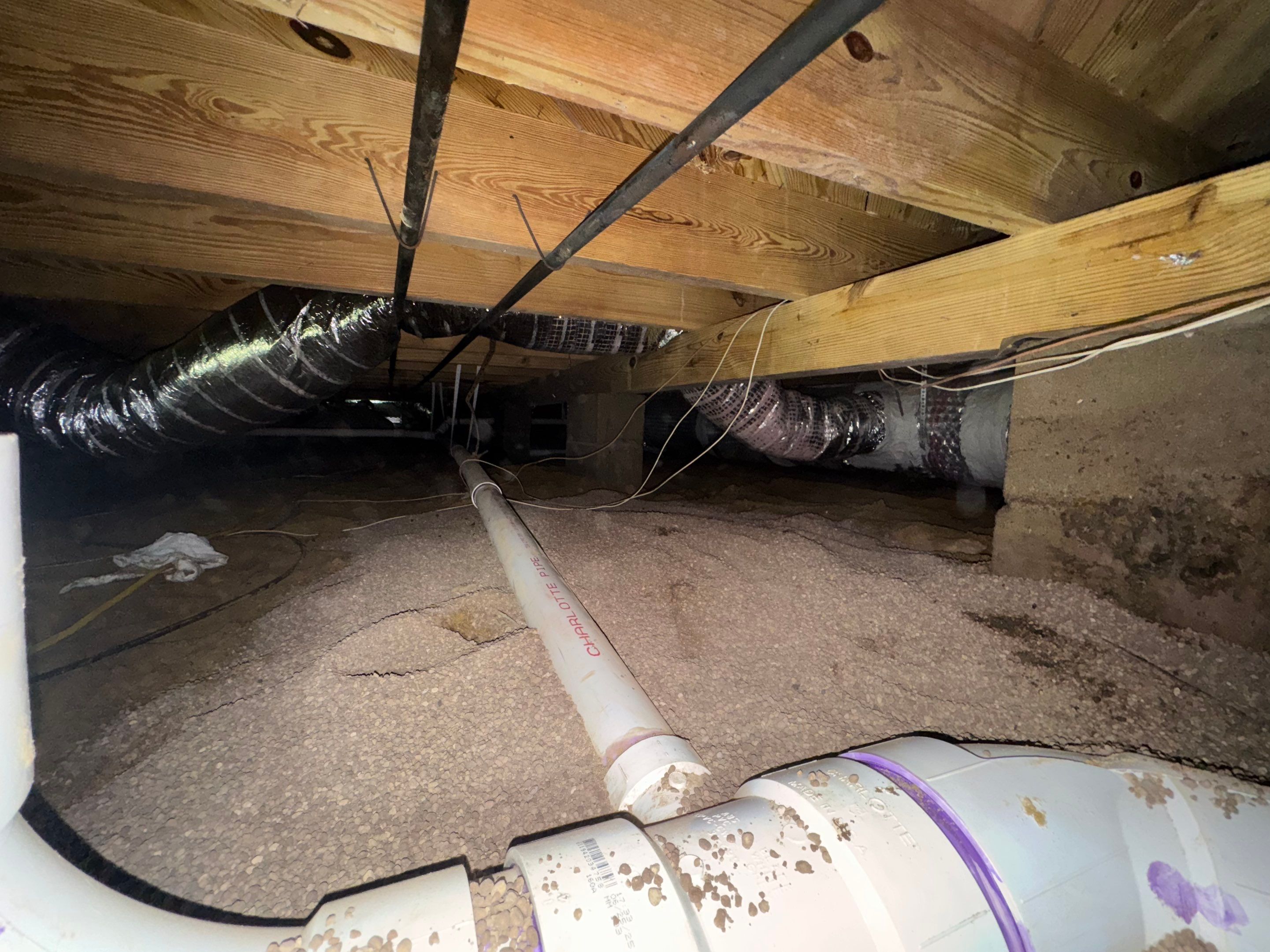 Project in Chesapeake by Patriot Crawl Space Repairs