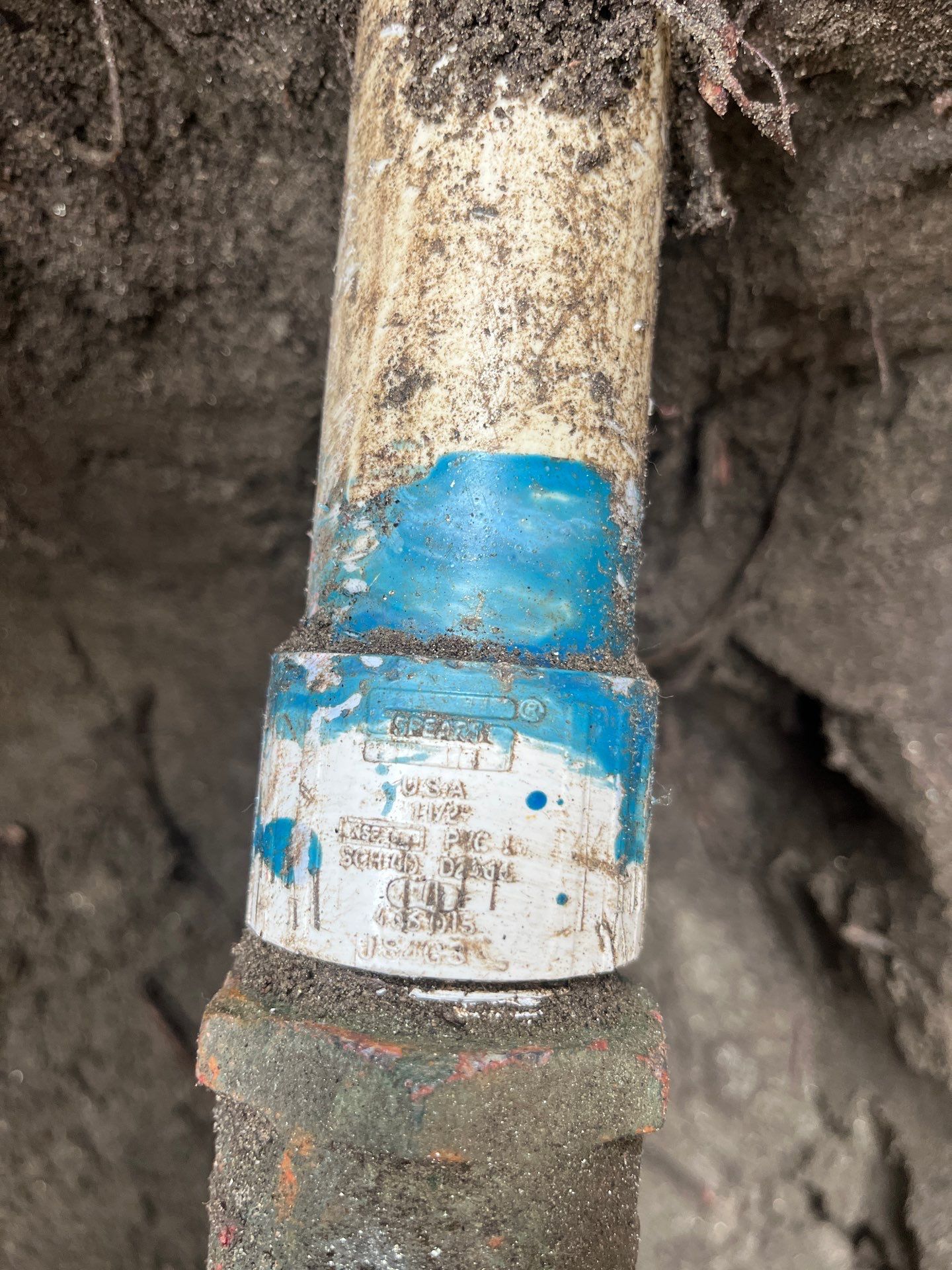 Installation of New Underground Piping by Us Plumbing 
