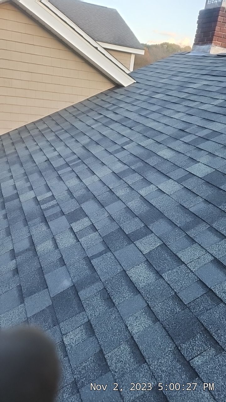 Residential Roofing Installation using Owens Corning TruDefinition Estate Gray by A Plus Exterior