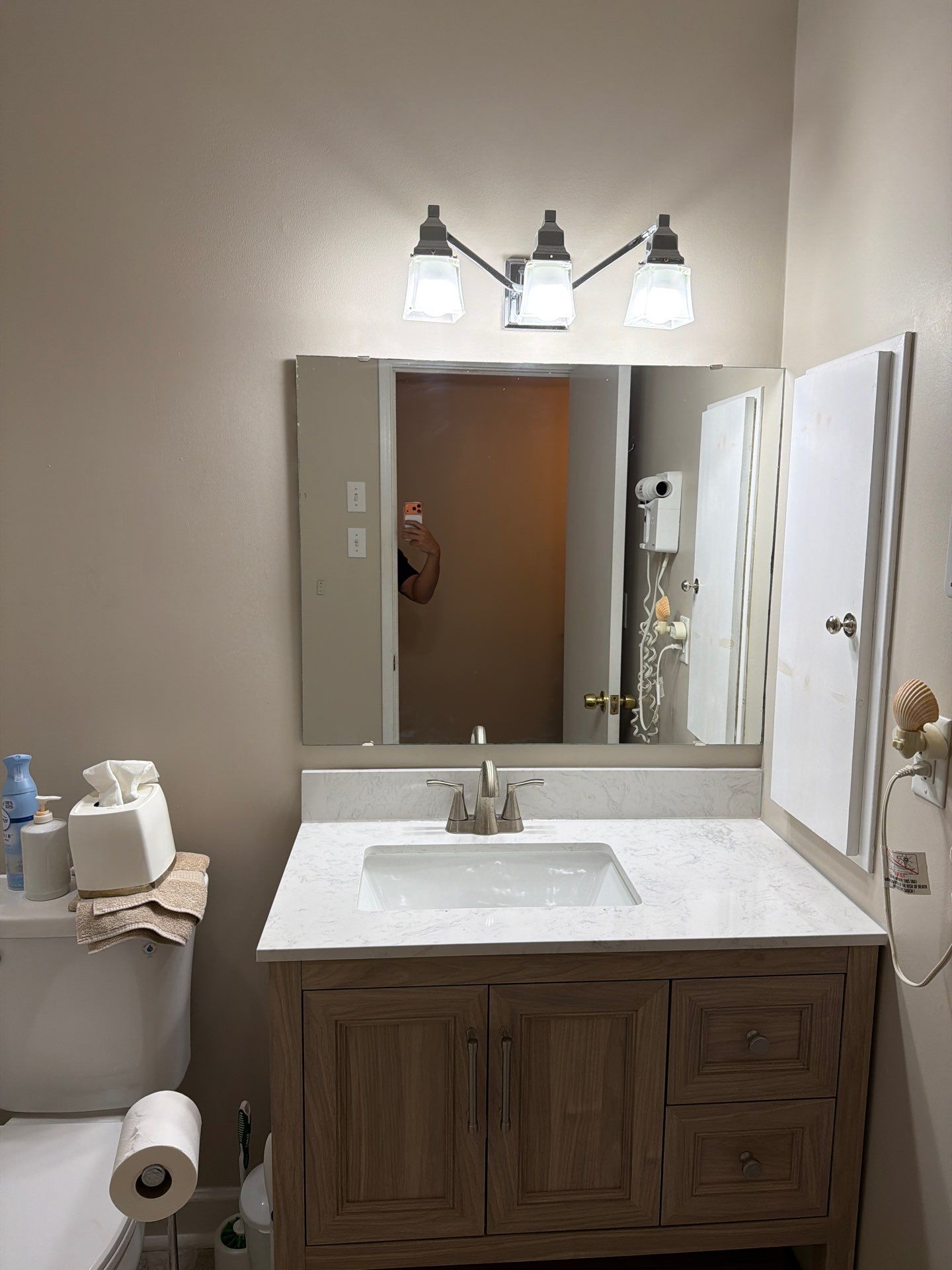 Bathroom remodel by King Cole Construction