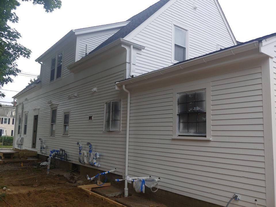 Bridgewater, MA Gutter Installation using Half Round Aluminum Gutter by Gutter Pro Enterprises
