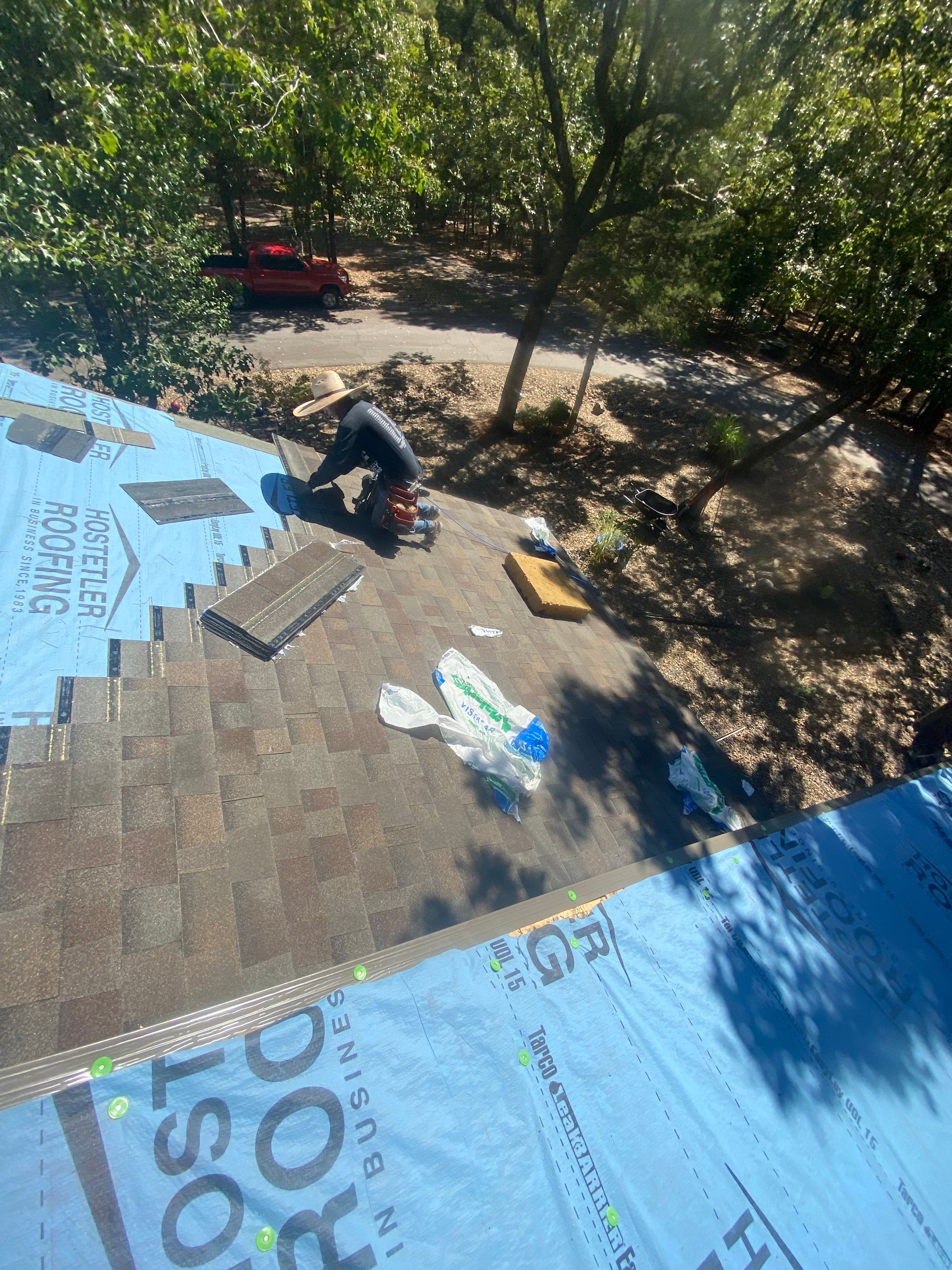 Residential Shingle Reroof using Malarkey Vista by Hostetler Roofing