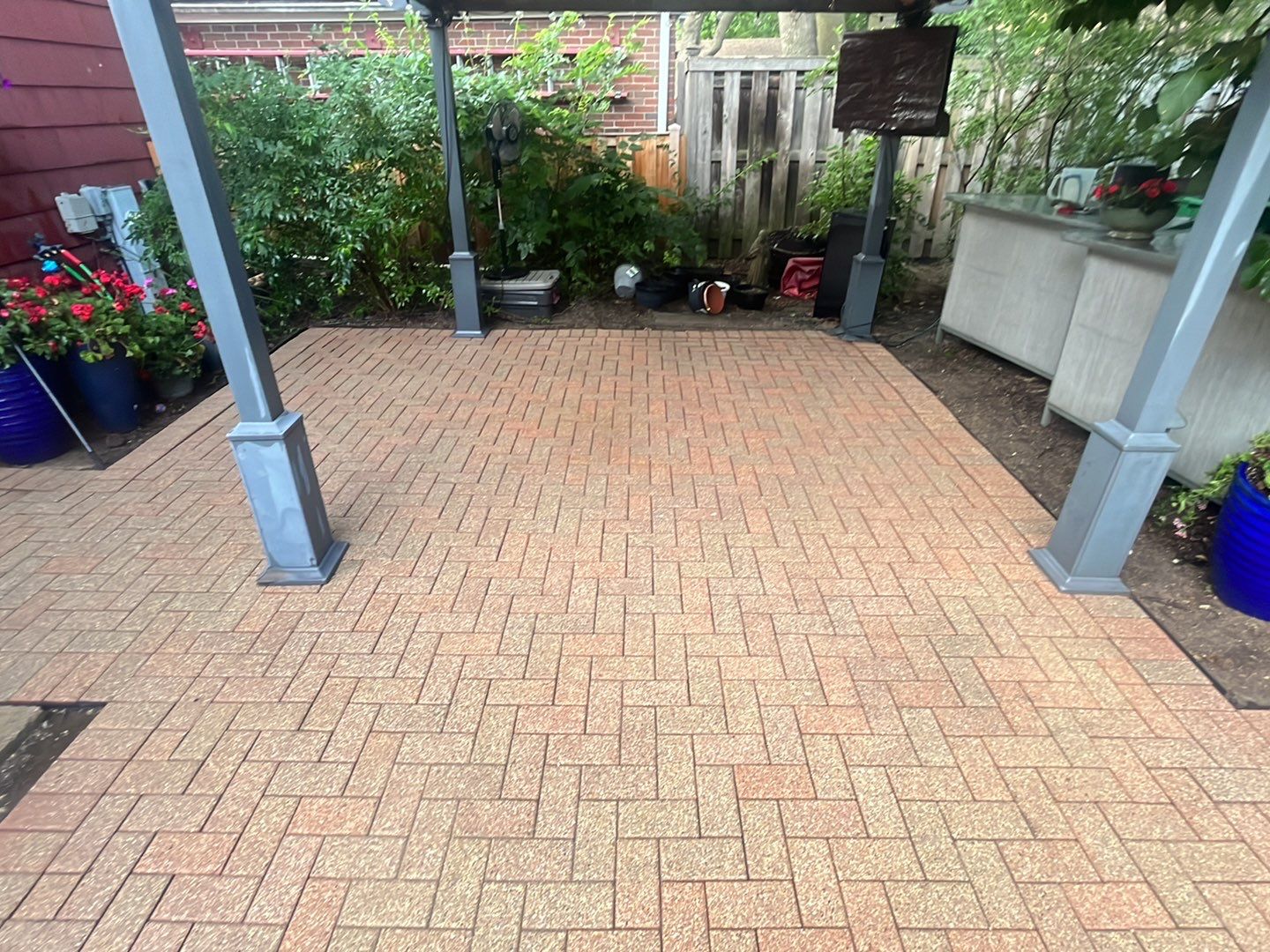 Brick paver clean, sand and seal. using Surebond SB-1300 by Northern Power Washing LLC.
