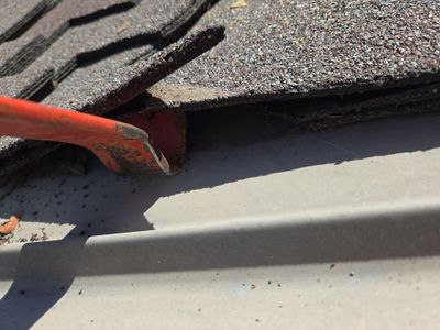 Valley leak repair