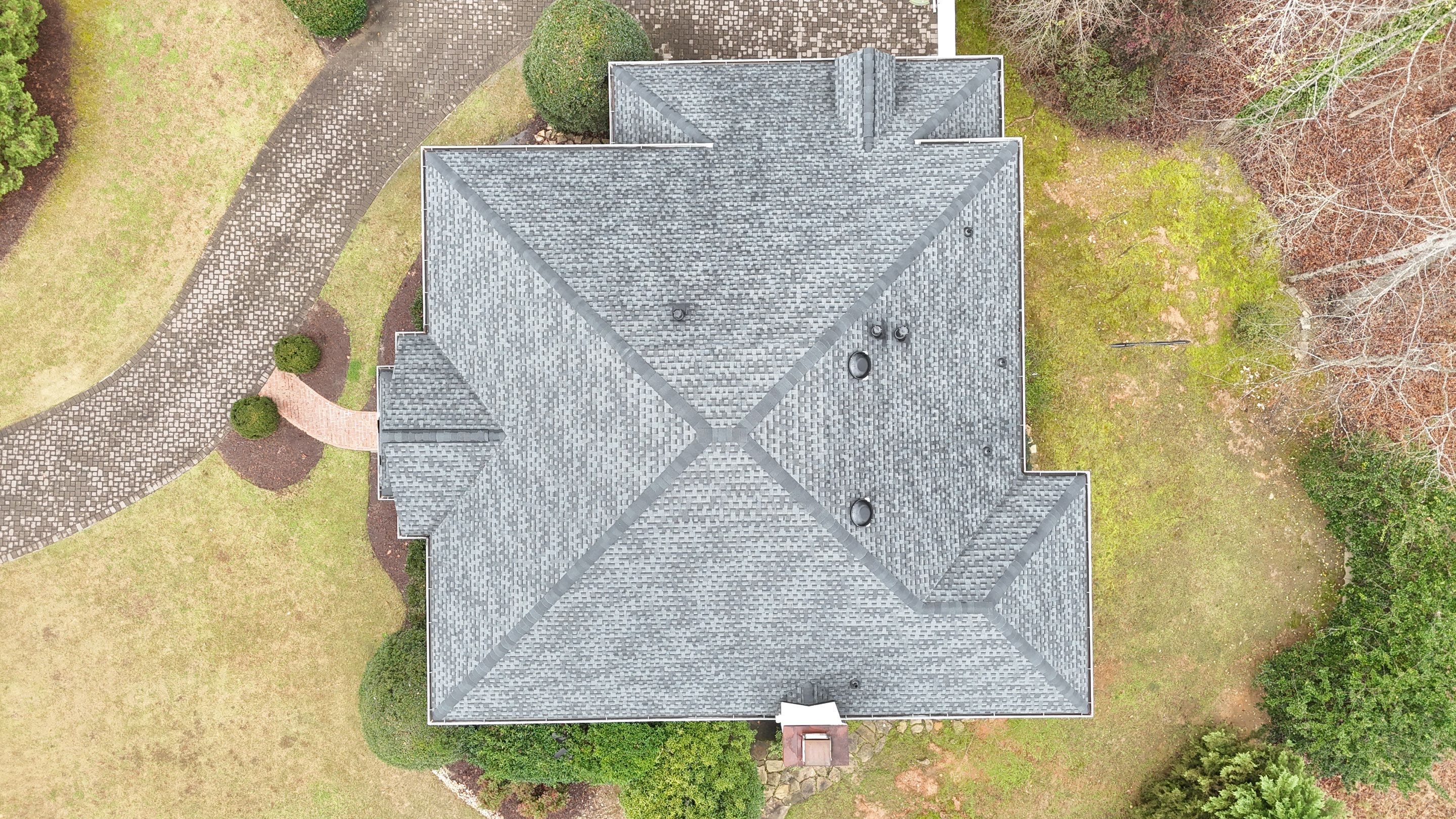 Roswell, GA Roof Replacement GAF Timberline HDZ Charcoal by Reset Roofing