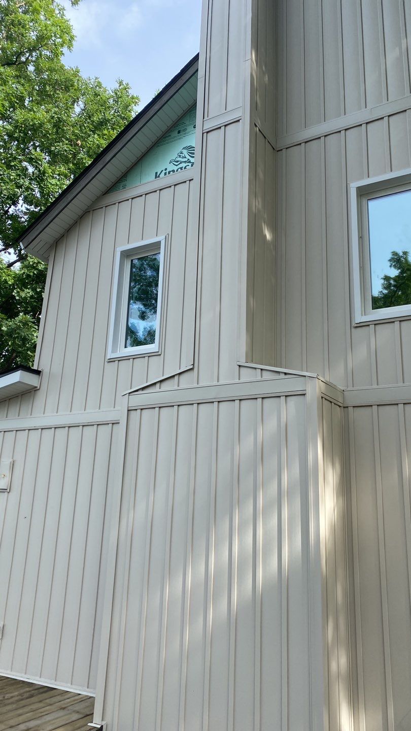 Siding Replacement using CertainTeed Board & Batten by 180 Contractors