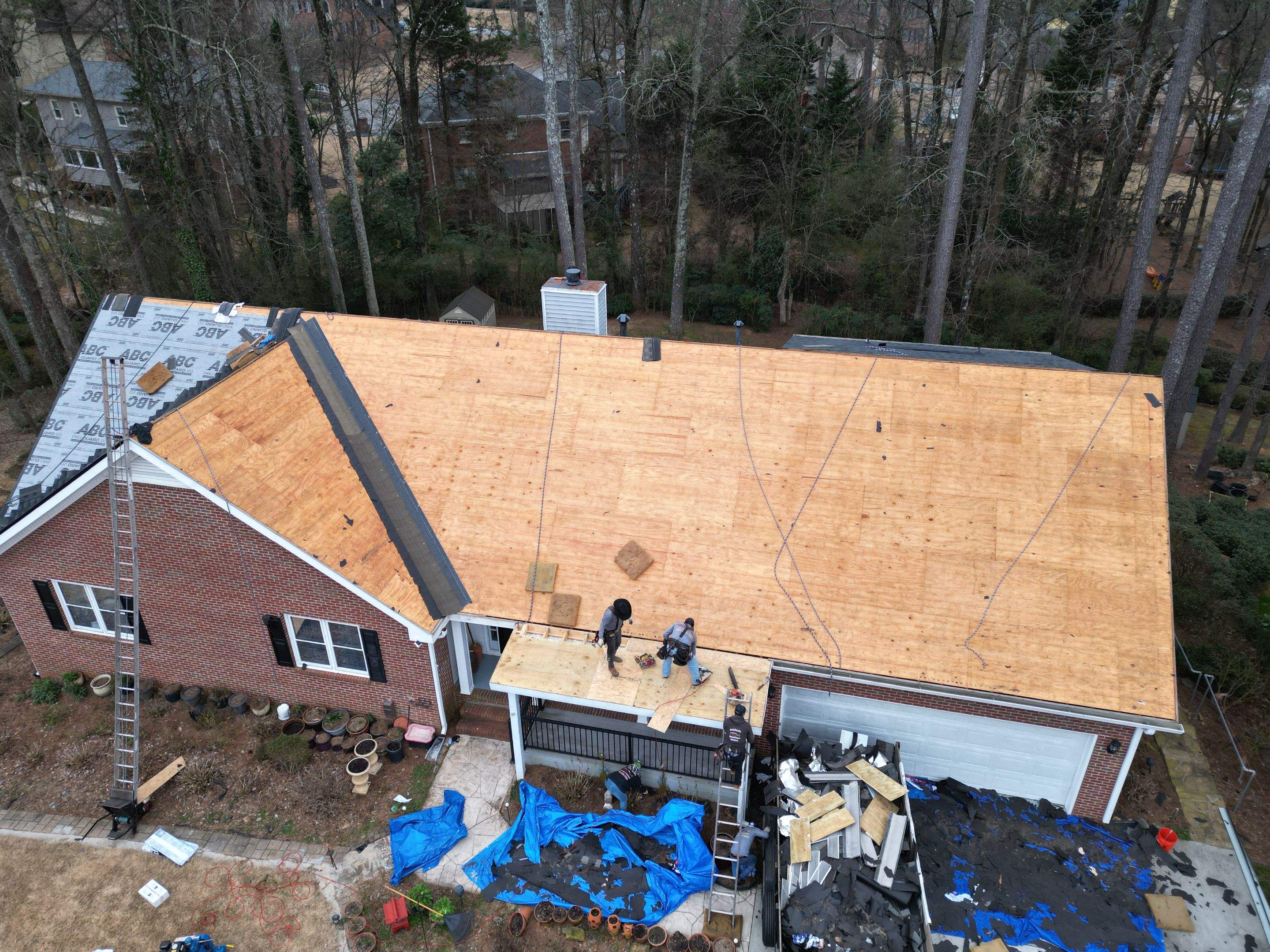 Roof Replacement Gutters & Downspouts by Deerfield Roofing LLC