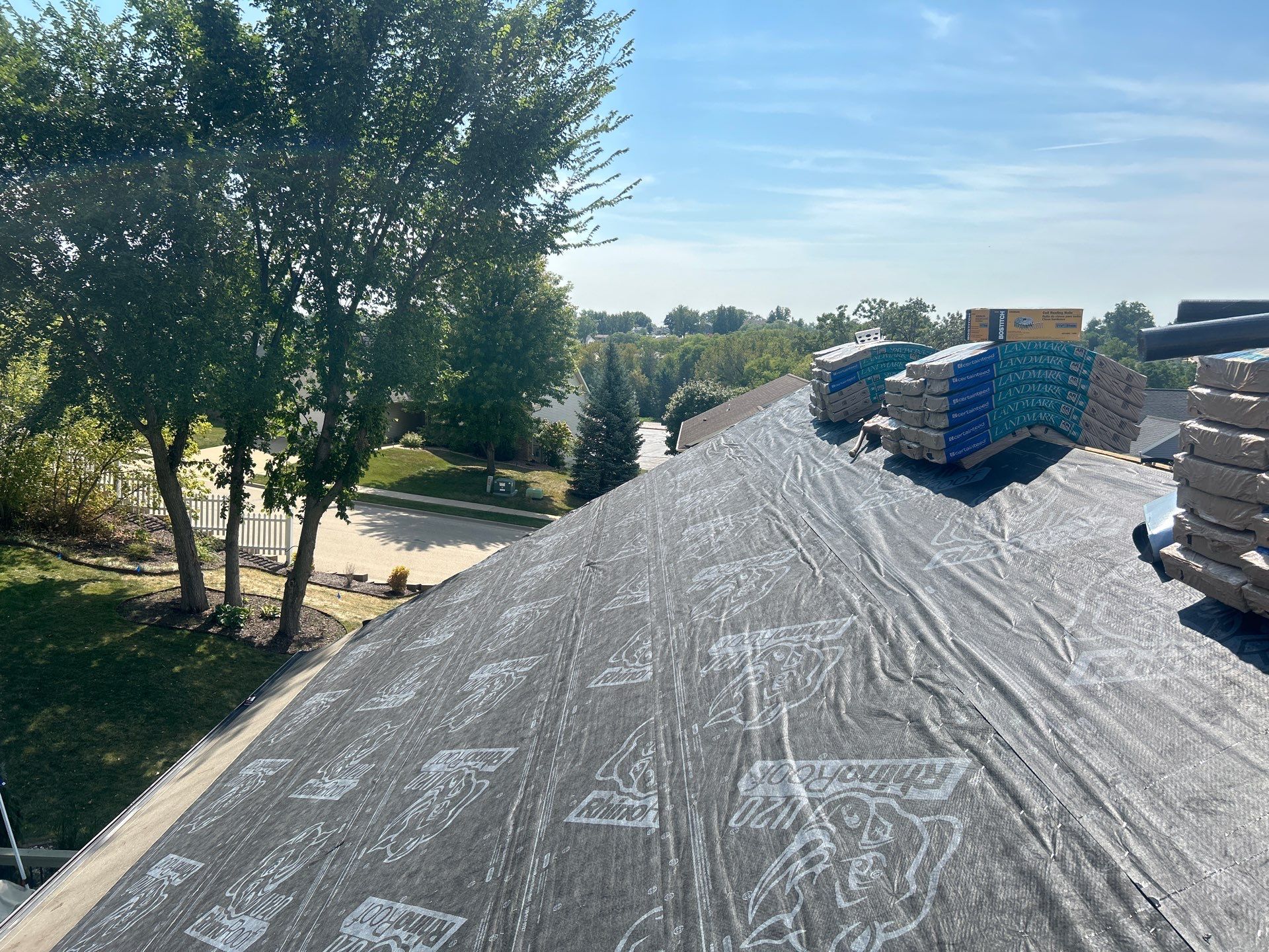 Residential Roofing Installation using CertainTeed Landmark Shingles by KRC Roofing And Siding