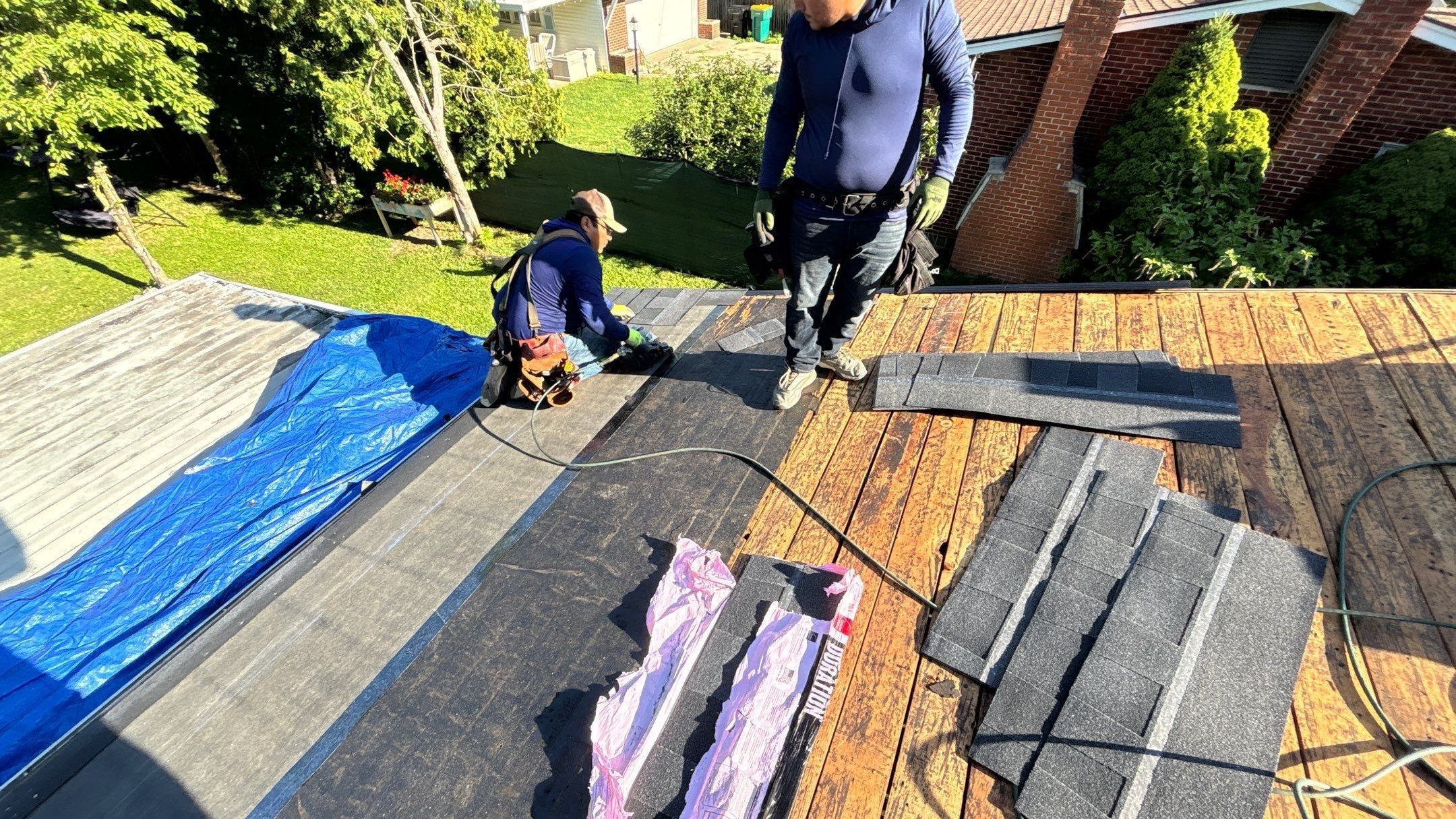 Roof Replacement using Owens Corning Onyx Black by 180 Contractors