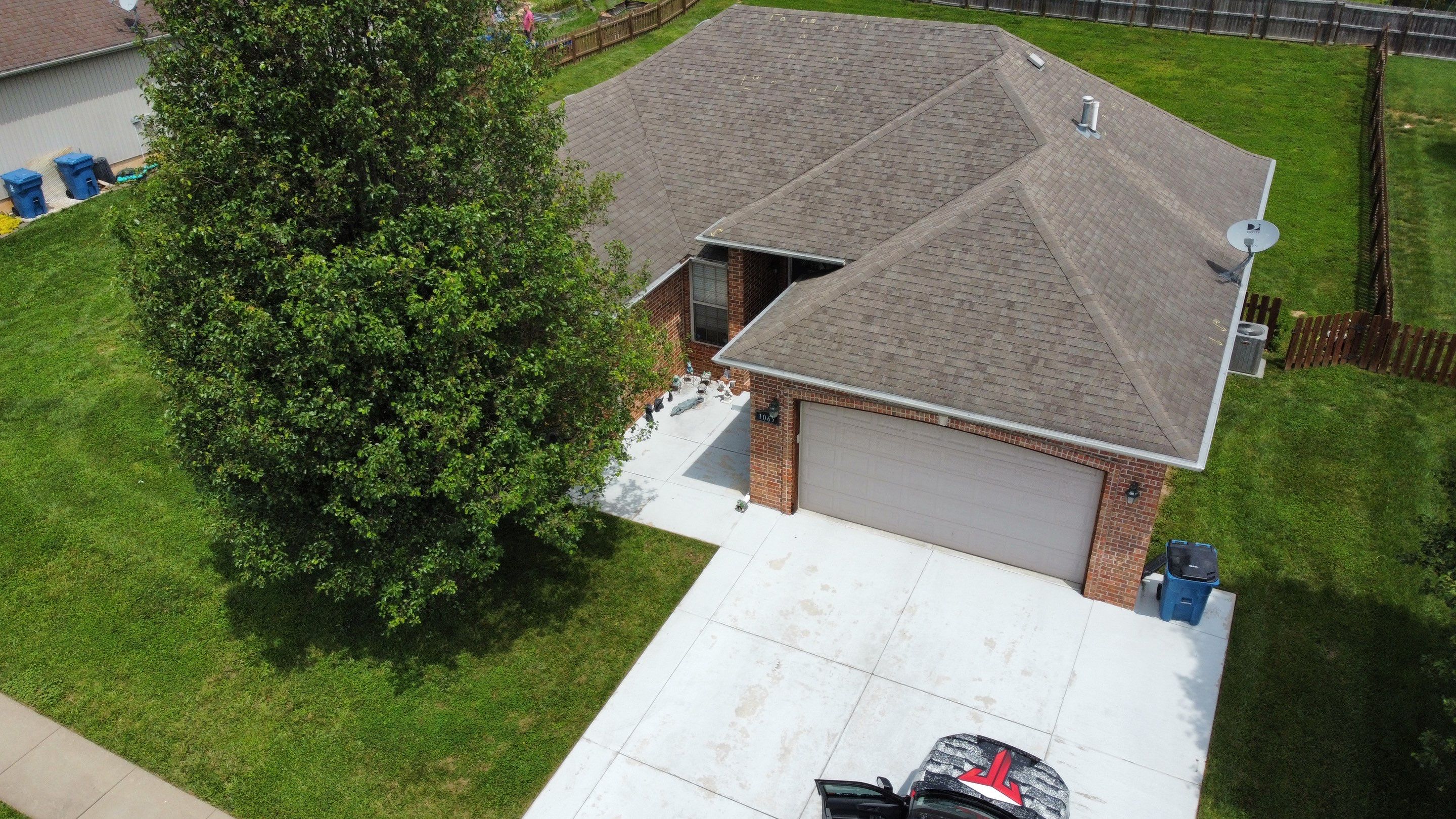 Residential Roofing + Downspouts & Gutter Guards Install  by Titan Commercial & Residential Roofing 