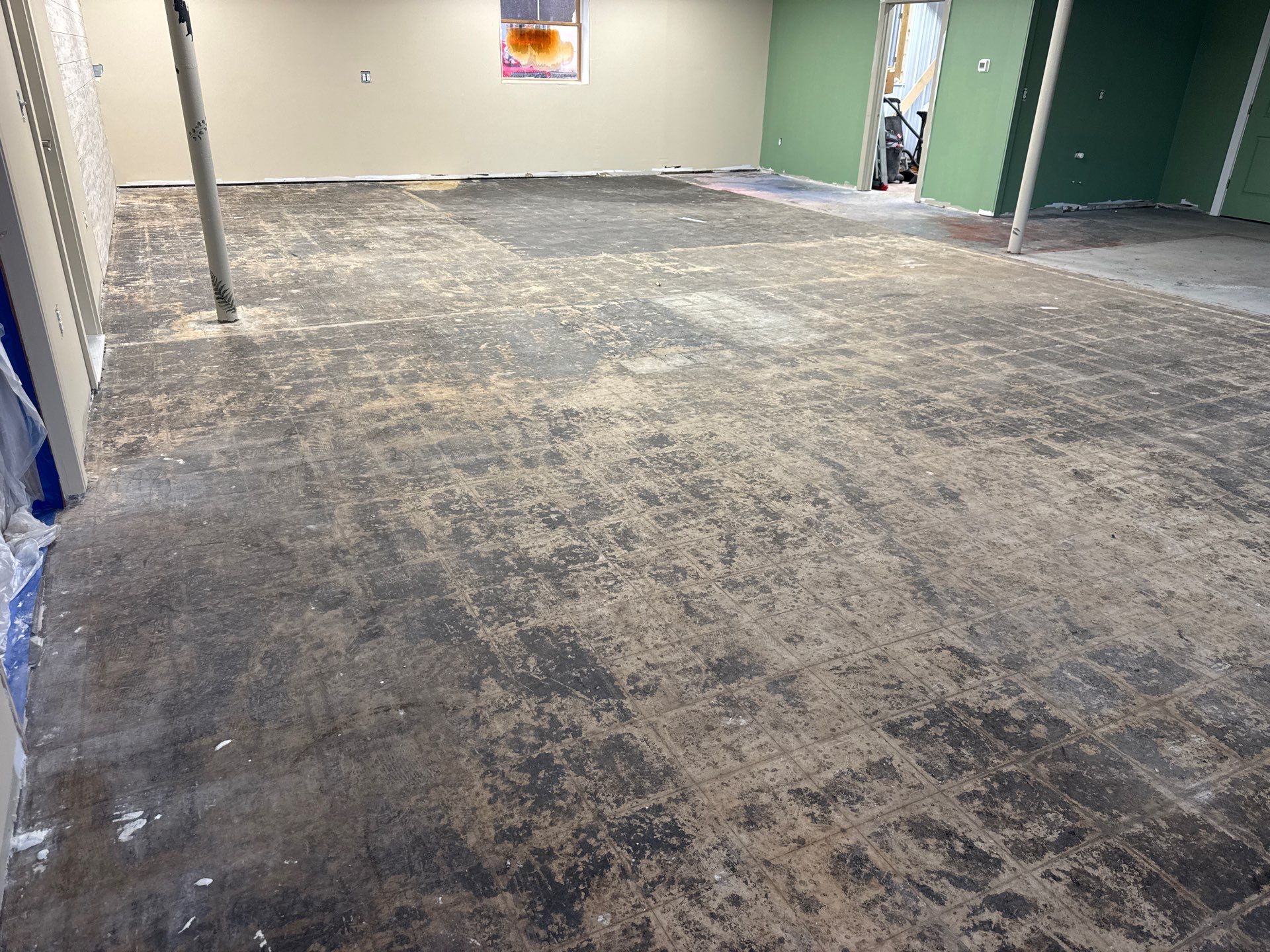 Commercial Epoxy Flake Floor Installation and Concrete Refinishing in Montague by Gordon Painting