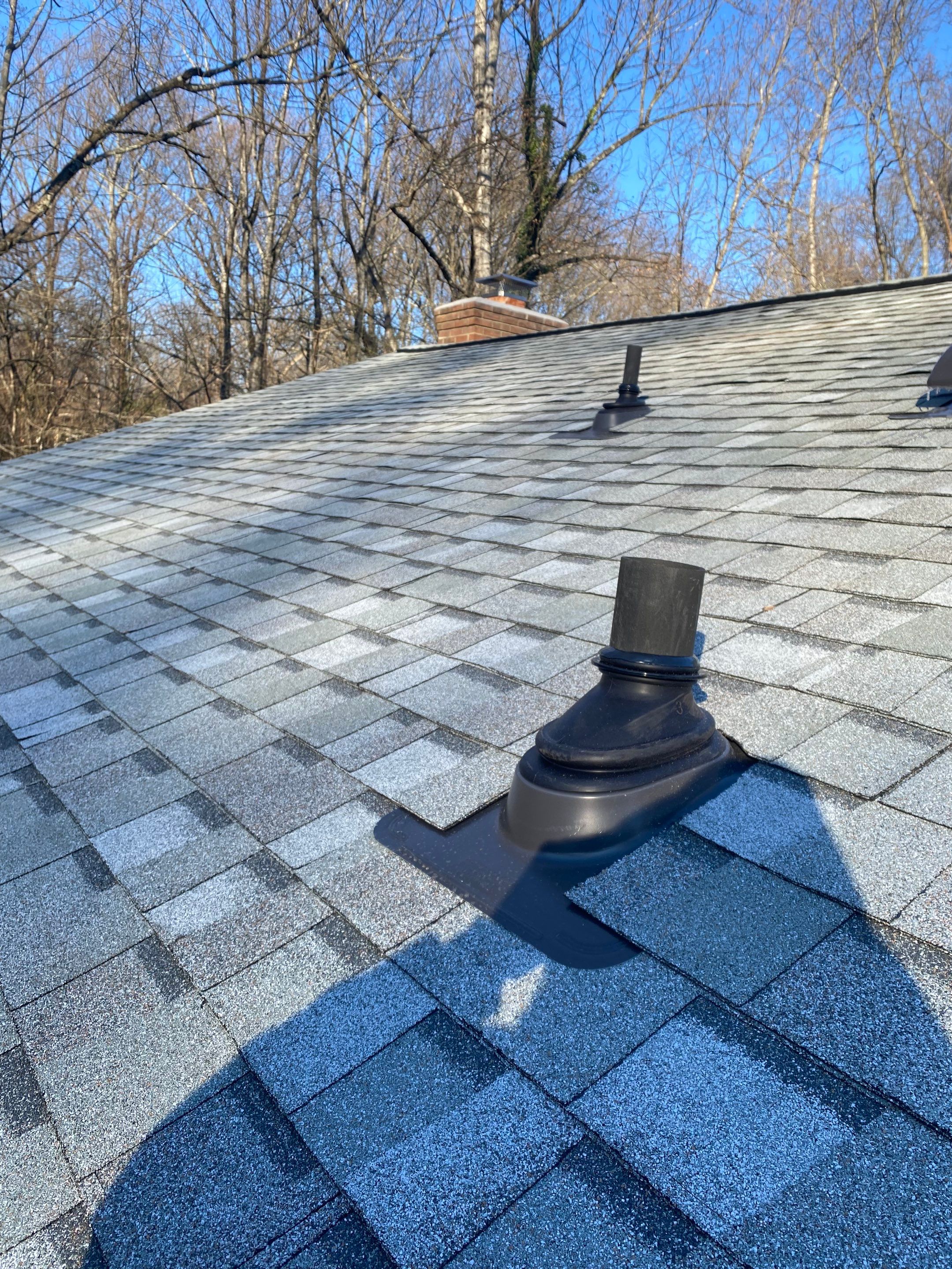 Burke: Residential Roof Replacement with CertainTeed Landmark Pro in Max Def Cobblestone by RM Banning, Inc.
