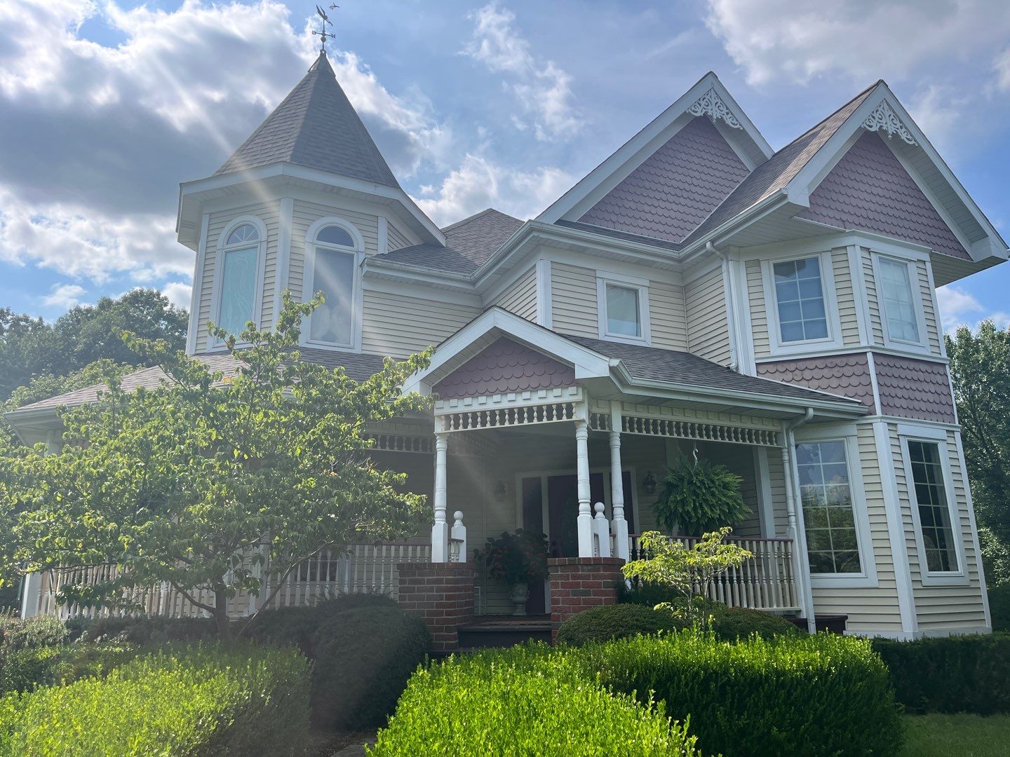 Residential Roofing Installation using GAF HDZ - WeatheredWood by Acme Exteriors