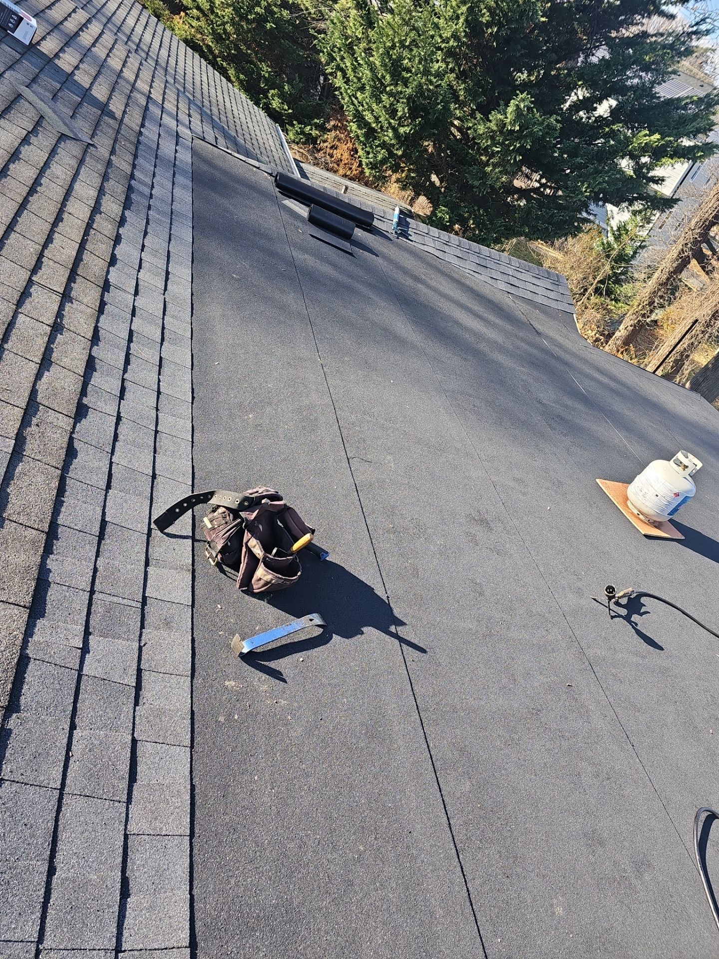 Partial Falt Roof Replace by Real1Construction