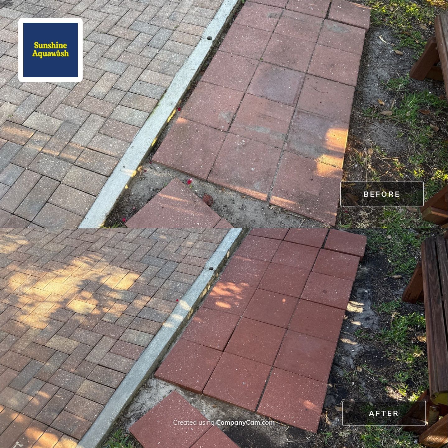 Paver Patio, Driveway & Sidewalk Cleaning in Terra Ceia, FL – Captain’s Court Condos by Sunshine AquaWash