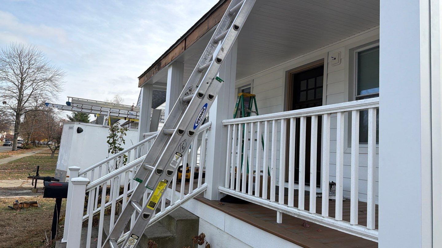 Siding Replacement using Ascend Glacier White by 180 Contractors