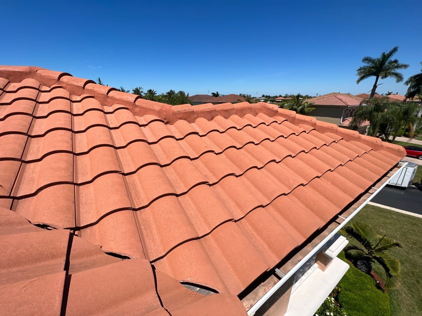 Residential Roofing Repair using Concrete Tile by Four Peaks Roofing