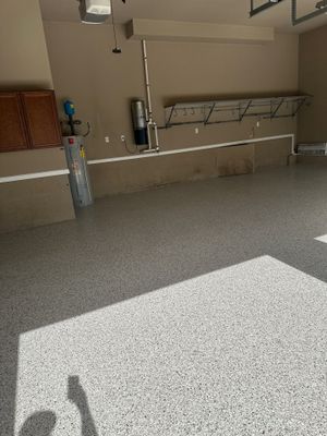 Garage Floor Coating using Coyote