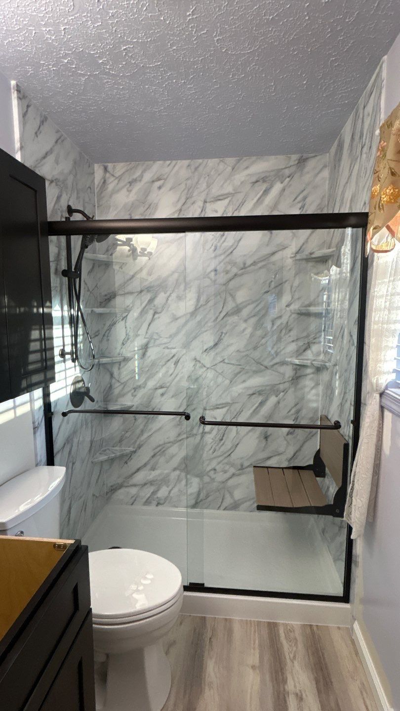 Tub to Shower Remodel by BathPlanet SW Virginia