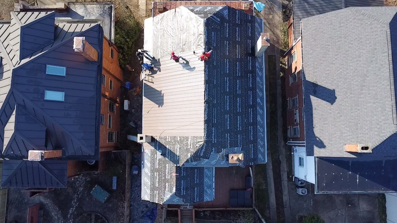 Residential Roofing Installation using Certainteed Landmark Pro Shingles by Fahey Roofing + Contracting