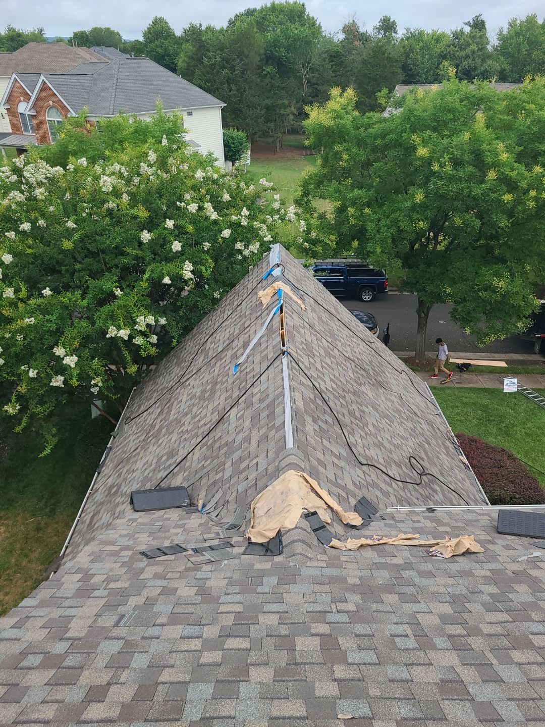 Haymarket: Roof Replacement with CertainTeed Landmark Pro Designer Shingles in Max Def Weathered Wood by RM Banning, Inc.