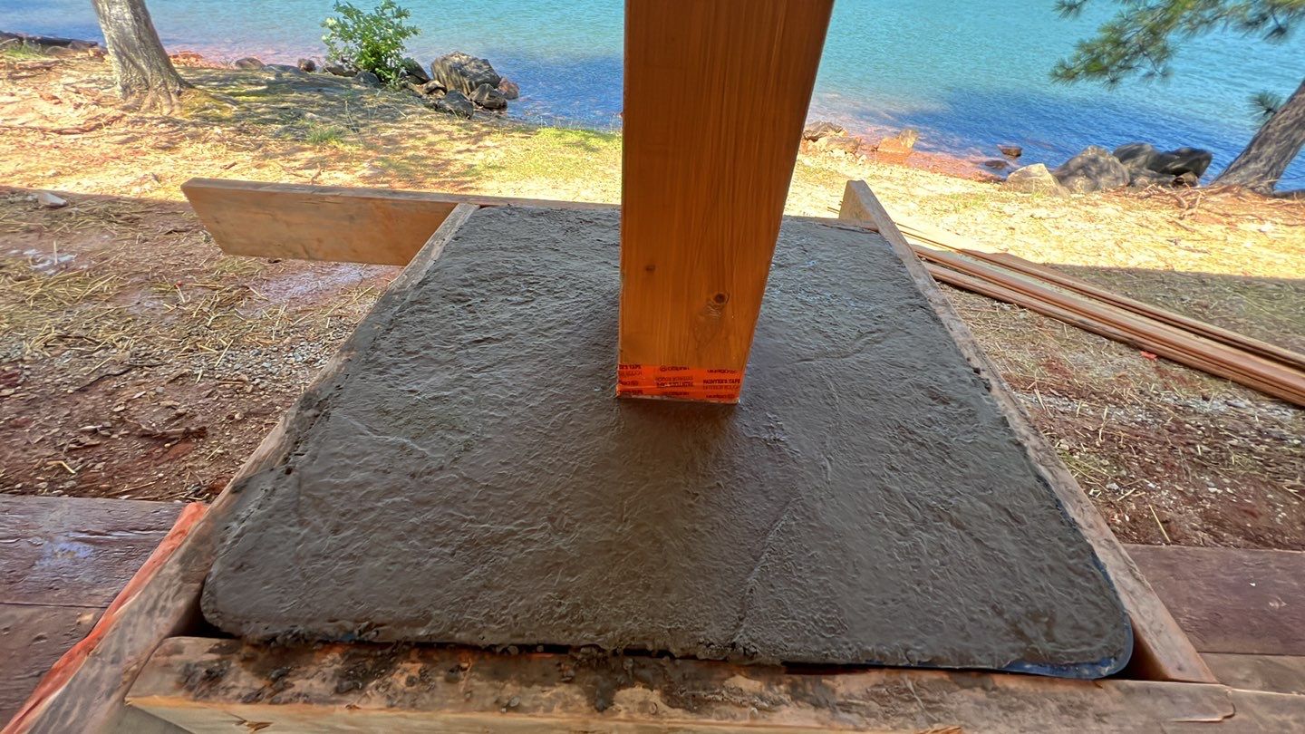 Stamped Concrete Pavilion Slab by Xtreme Concrete Services