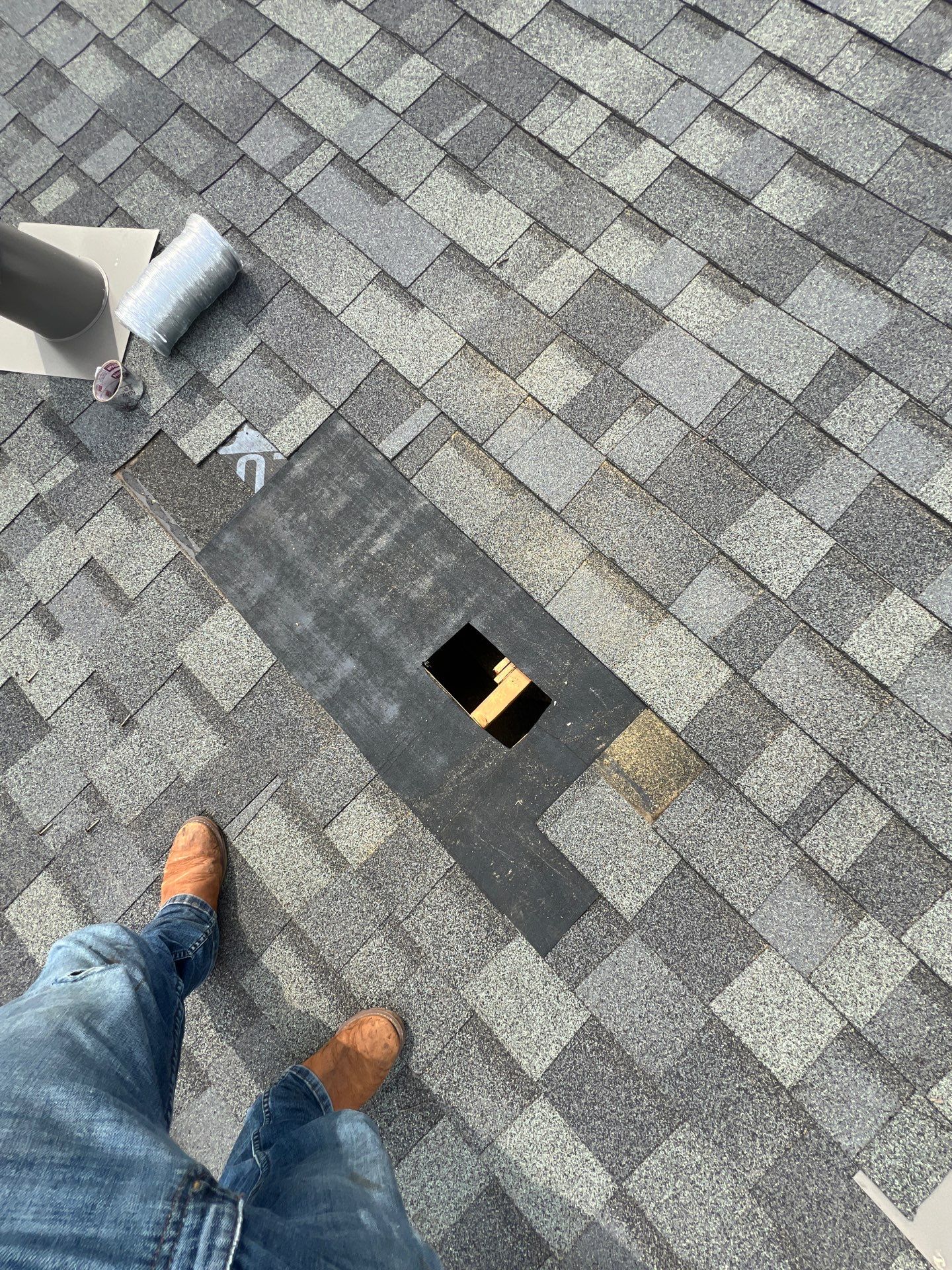 Residential Roofing Repair using Owen's Corning Duration (Lifetime) Shingles by Roof Repair Company