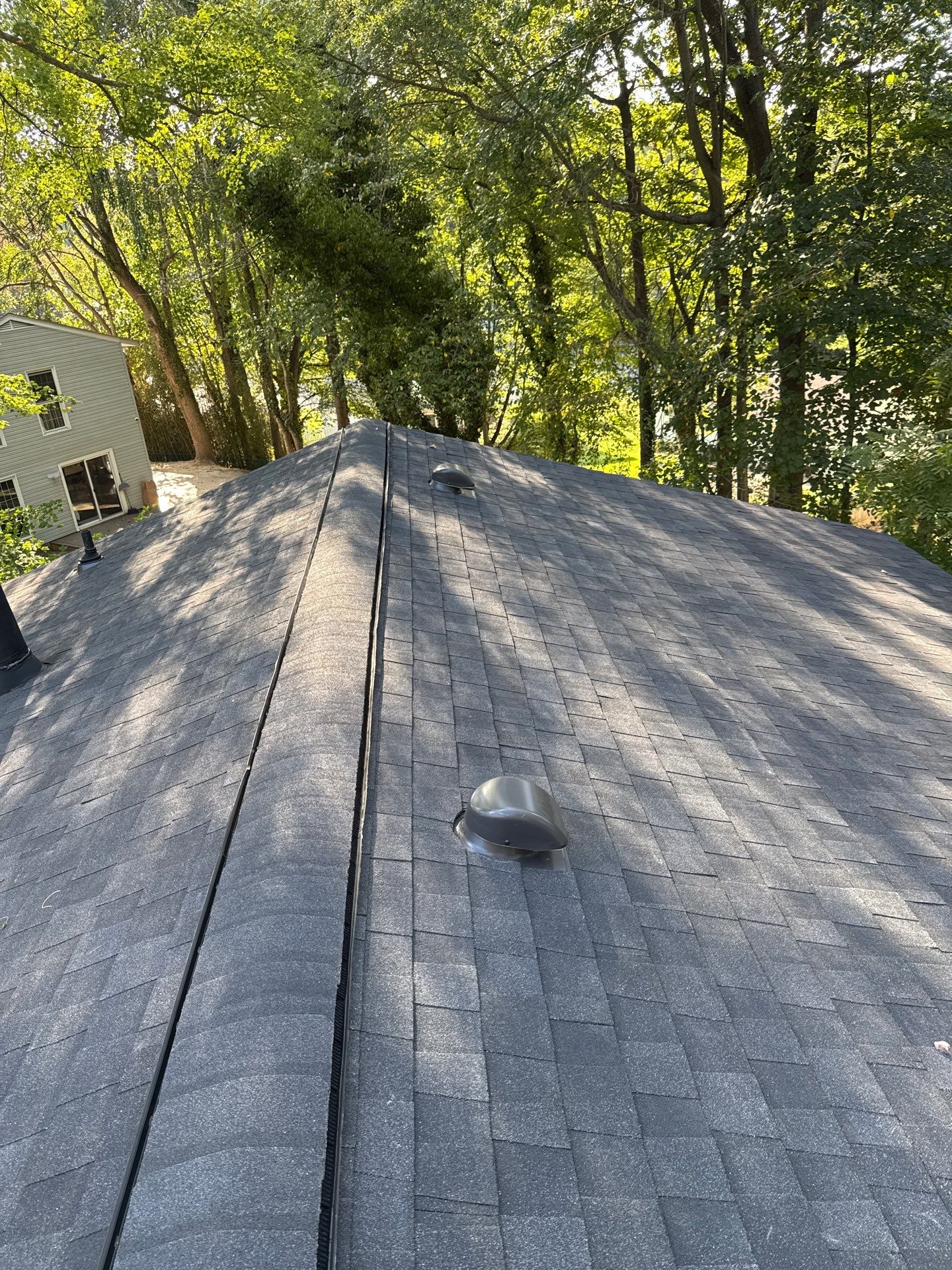 Burke : Residential Roof Replacement with CertainTeed Landmark Pro in Max Def Charcoal Black  by RM Banning, Inc.