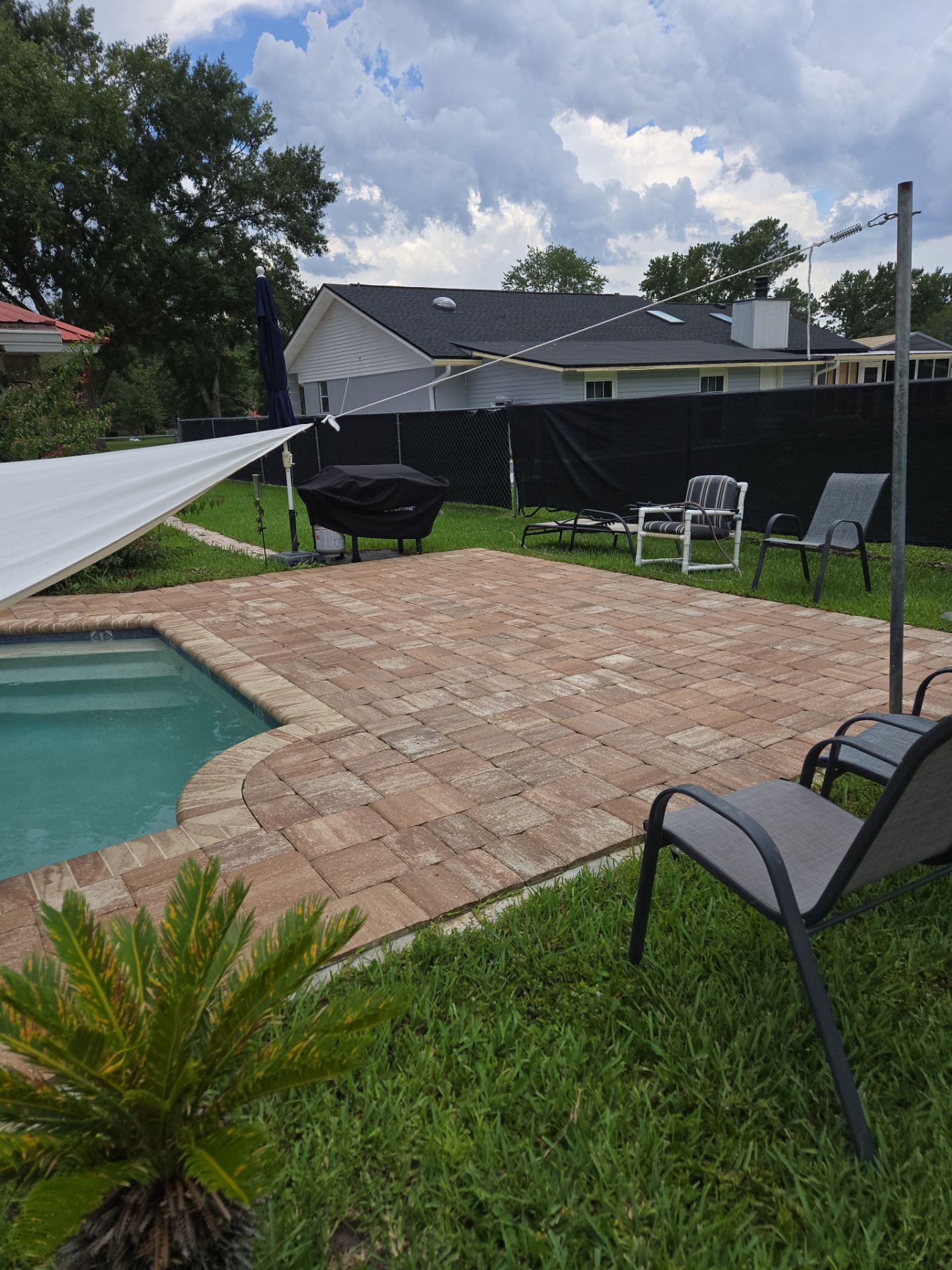 Pool Pavers using Concrete Sealant by DuraSeal