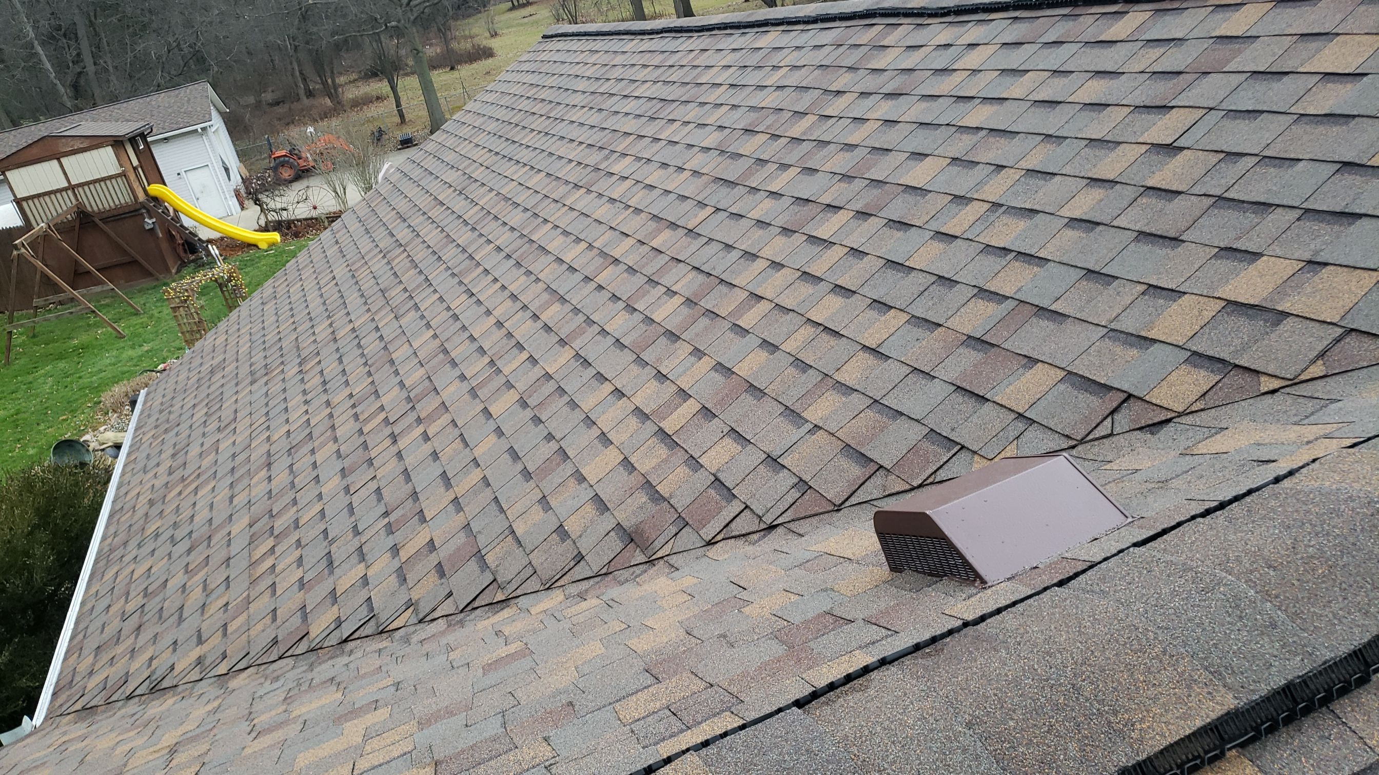 ATLAS PINNACLE COLOR: COPPER CANYON DRIP EDGE: MUSKET BROWN by Eagle Eye Roofing
