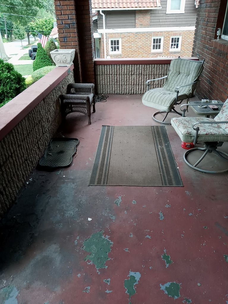 Creekbed Porch by Floors in a Day, Inc