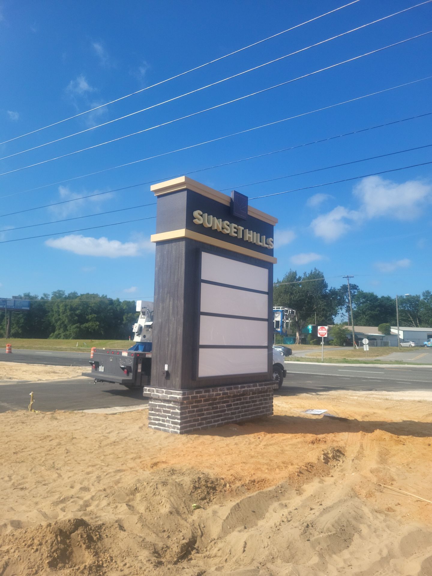 Sunset Hills Commercial Monument Sign by SignCrafters