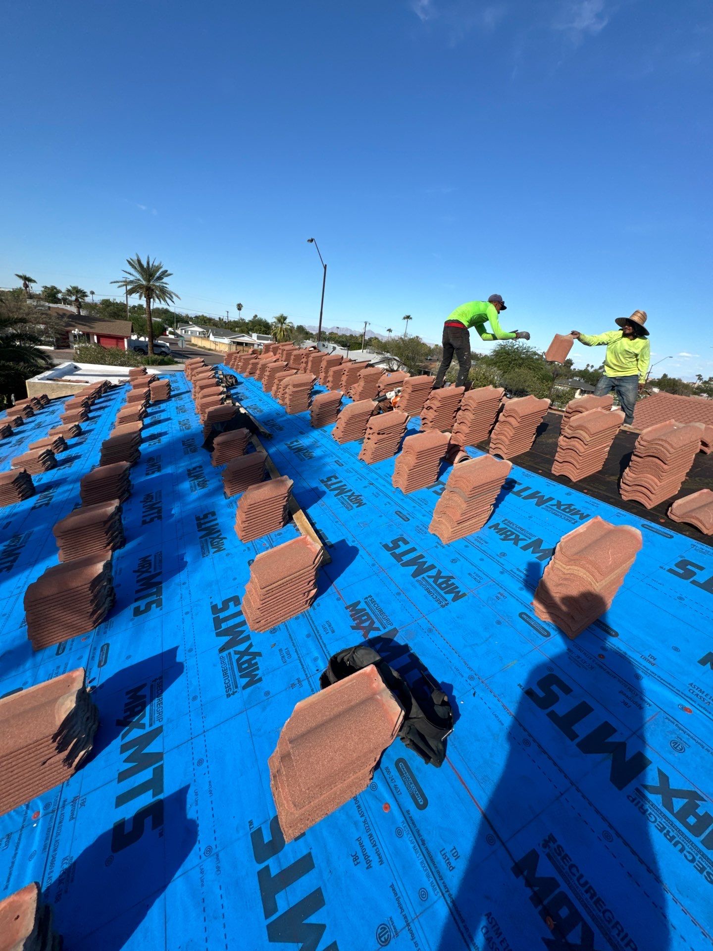 Terracotta Concrete Tile by Reimagine Roofing