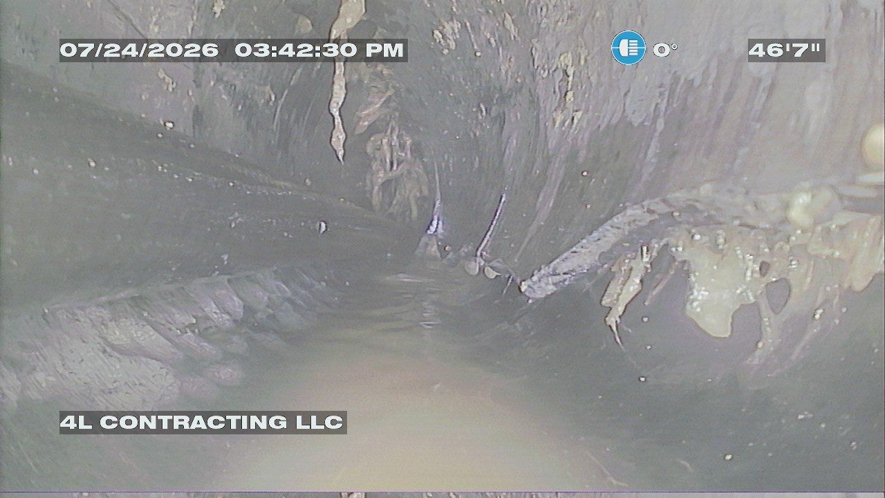 Sewer Line Clearing and Inspection  by 4L Contracting LLC