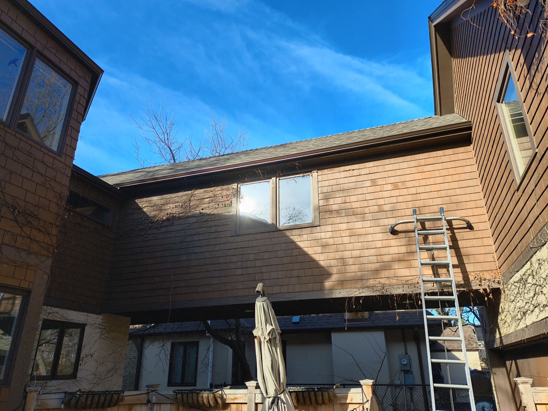5" Musket Brown Gutter Installation – Edina, MN by Next Level Seamless Gutters / Exteriors Inc.