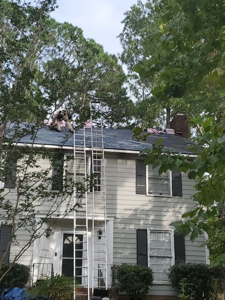 Residential Roofing and Porch Rebuild using Owens Corning Duration Shingles by Indigo State Roofing