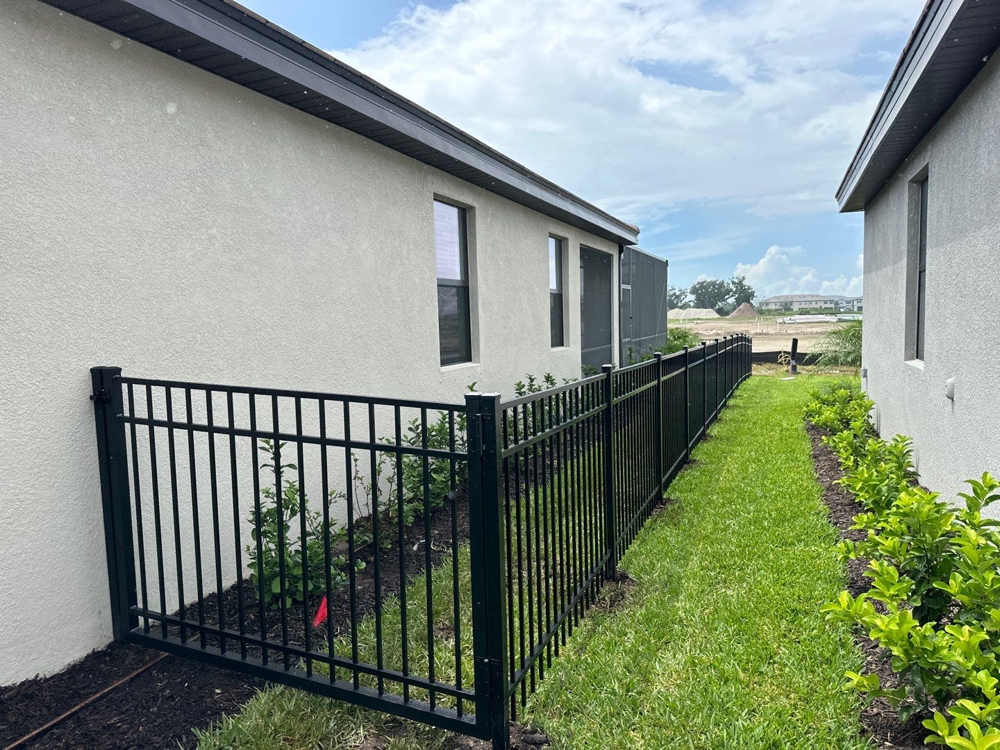 Aluminum Fence Installation using 3 Rail Aluminum Fence by Asap fence and gates, LLC