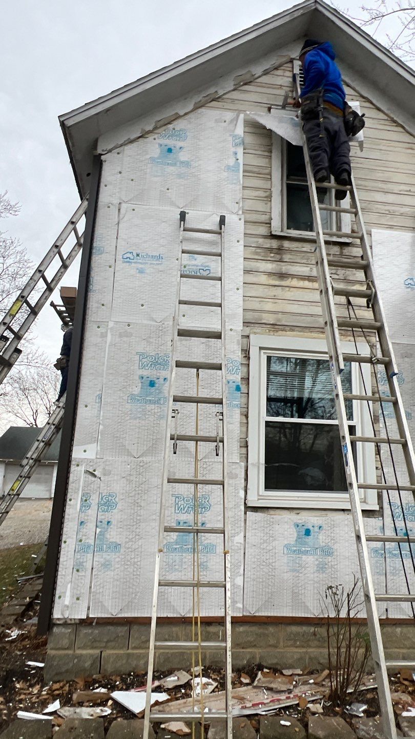 Residential fascia replacement using Exterior Portfolio 4.5 DL - Peppercorn by Nitro Roofing and Construction