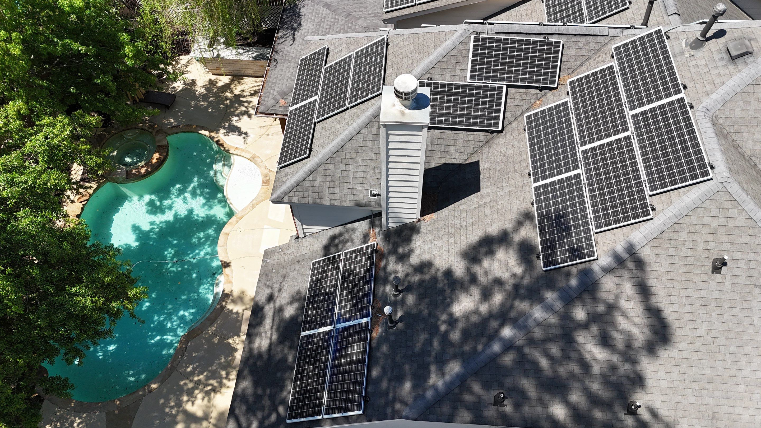 Residential Roofing Installation using Architectural Shingles by Core Four Roofing